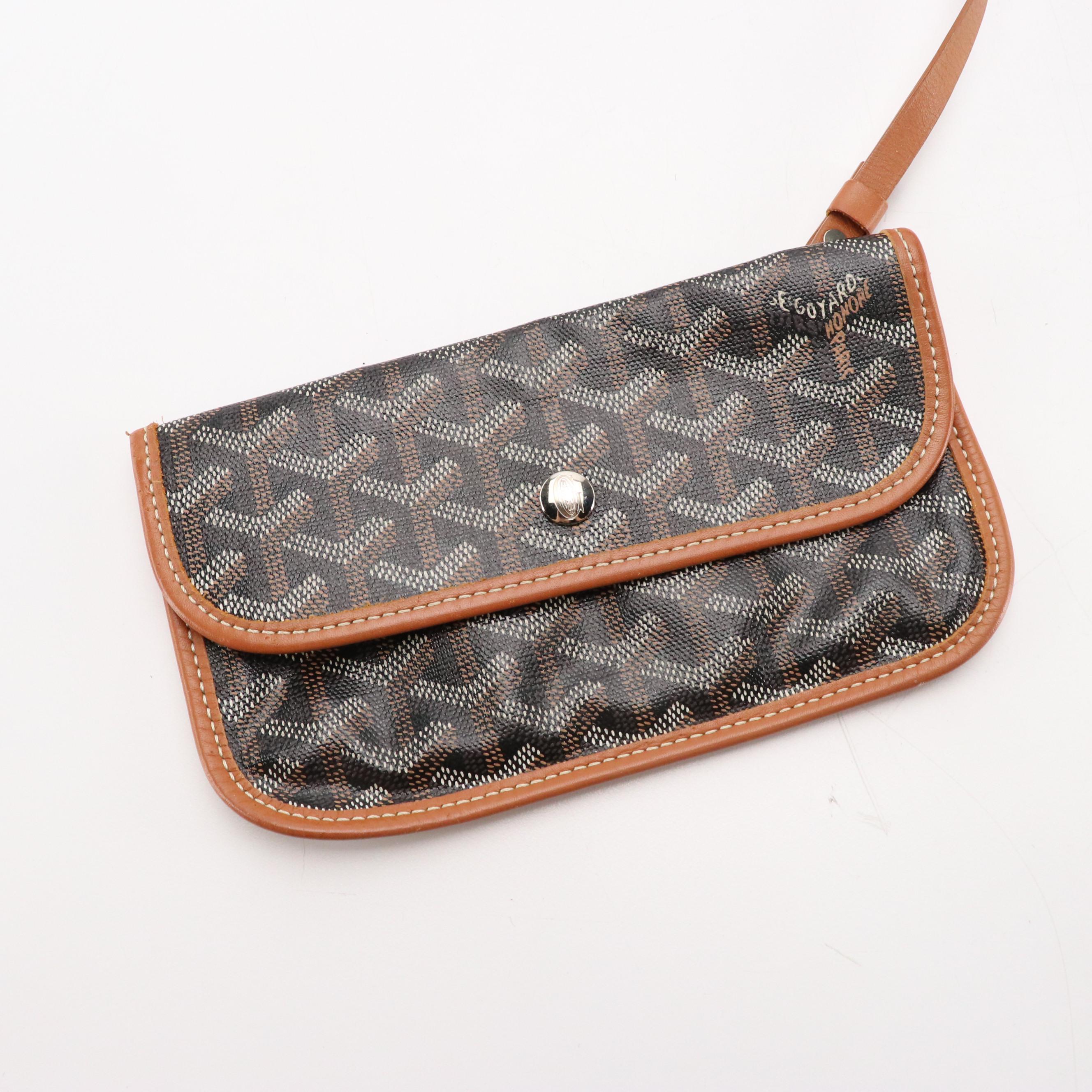 Goyard Saint Louis PM Tote and Pouch in Navy Goyardine Canvas