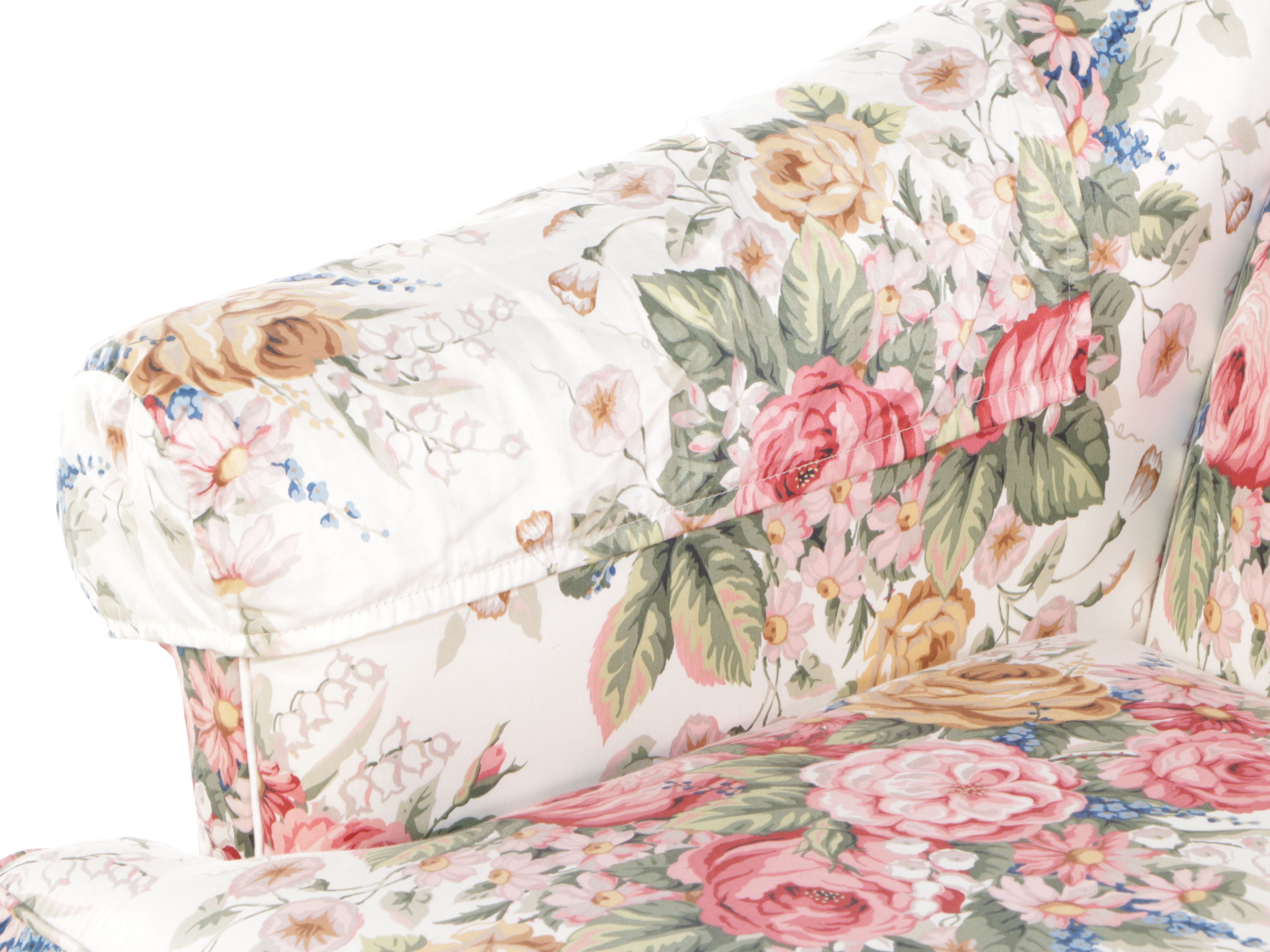 Clayton Marcus Floral Upholstered Sofa