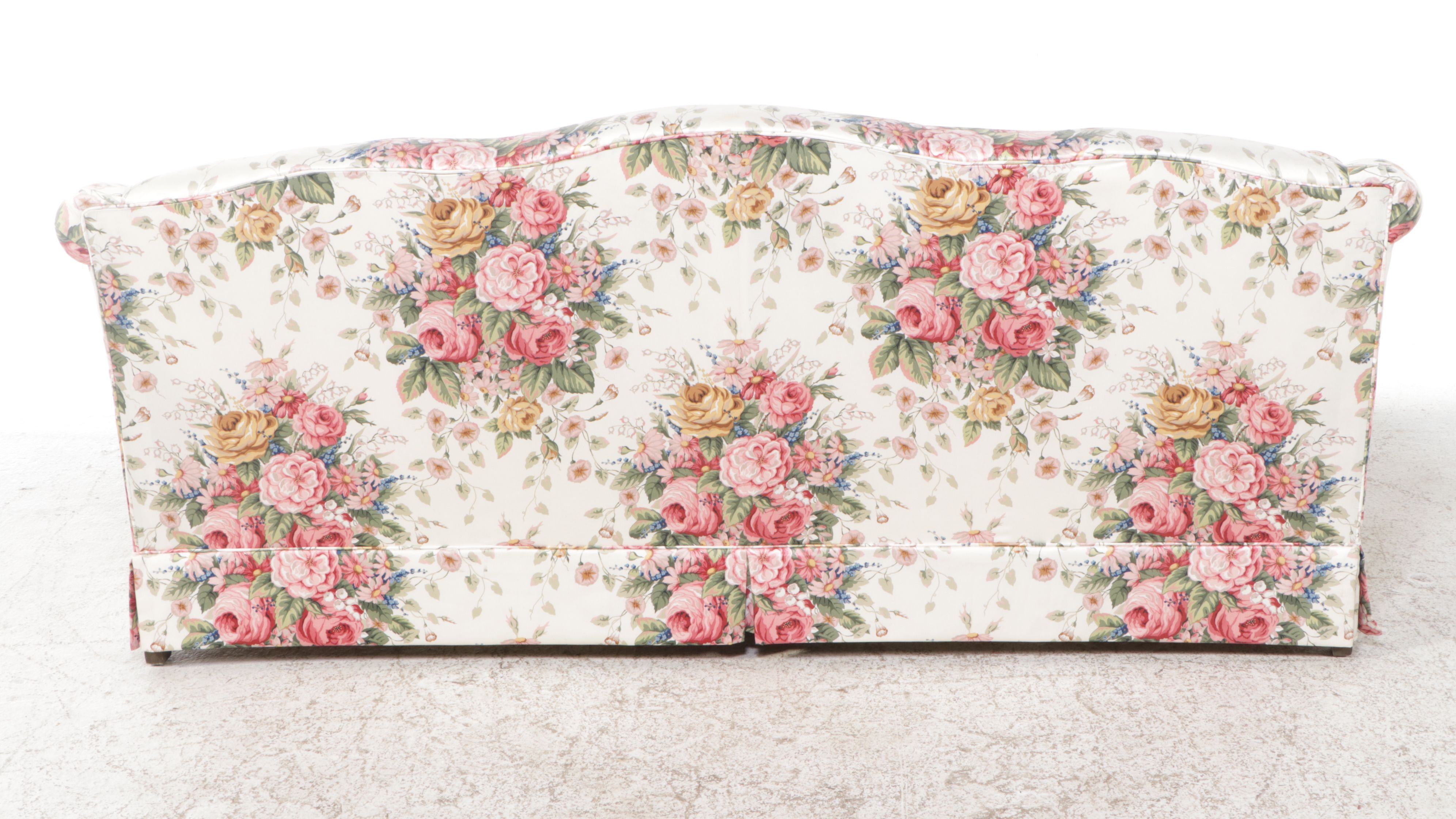Clayton Marcus Floral Upholstered Sofa