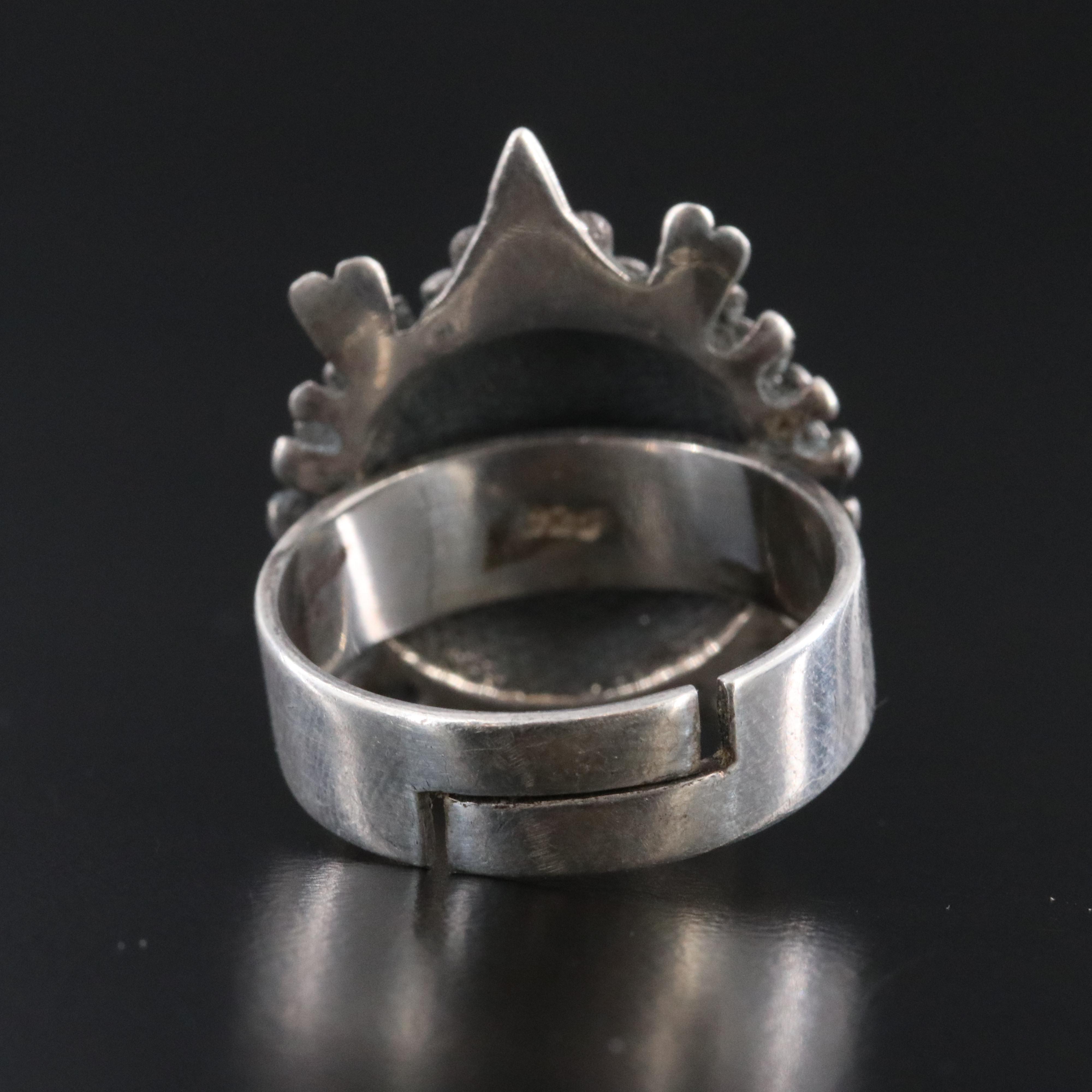 Sterling Hedgehog Ring