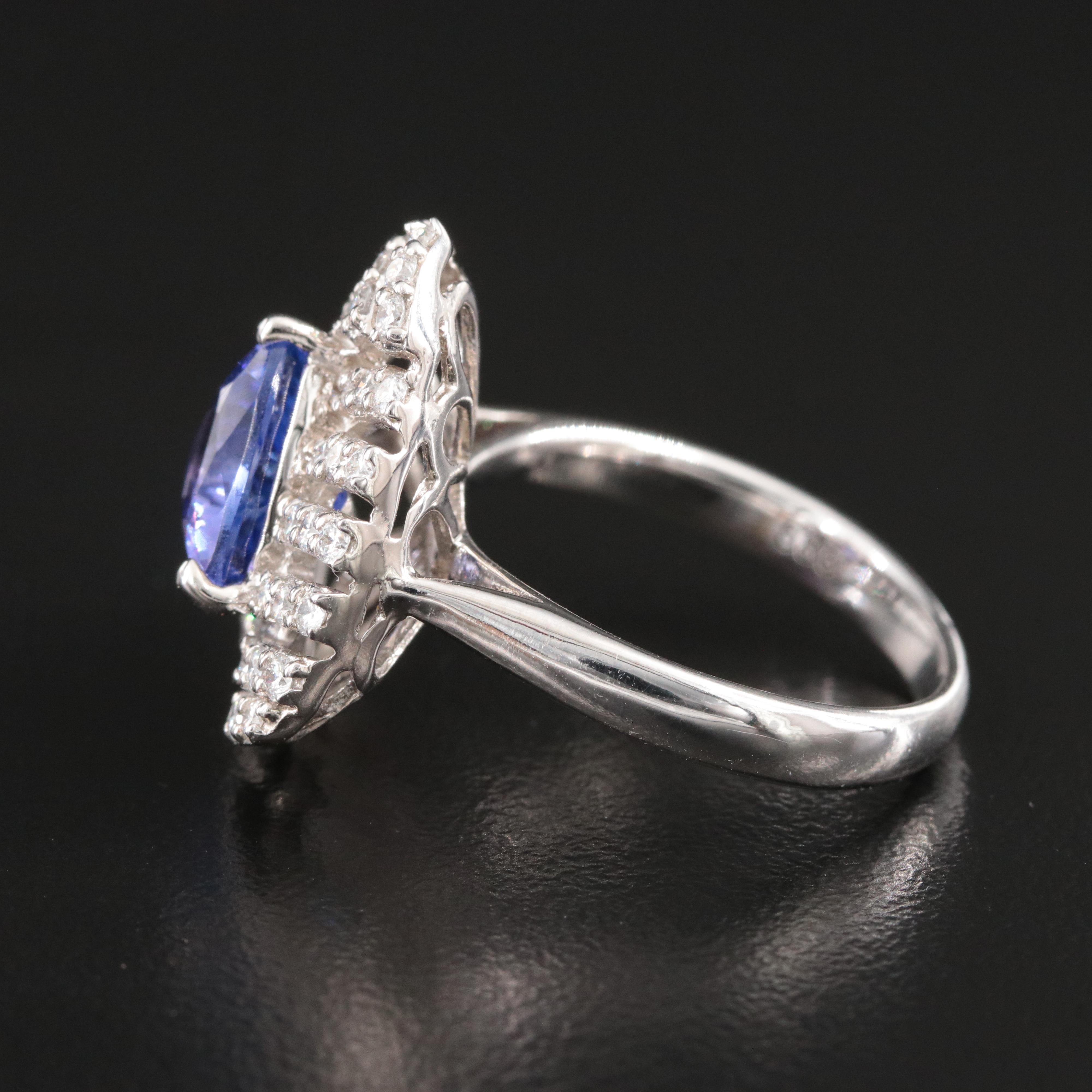 14K Tanzanite and Diamond Ring