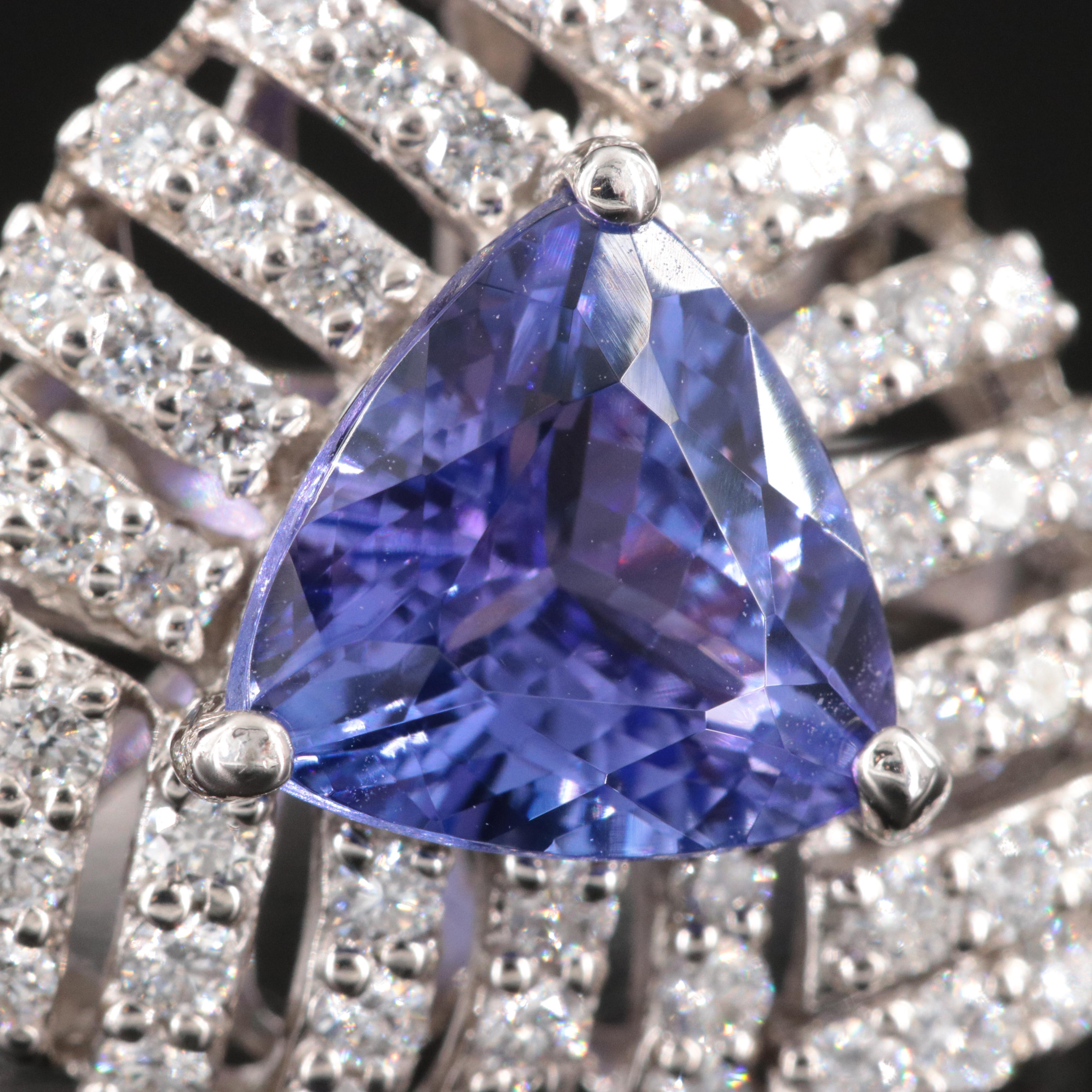 14K Tanzanite and Diamond Ring