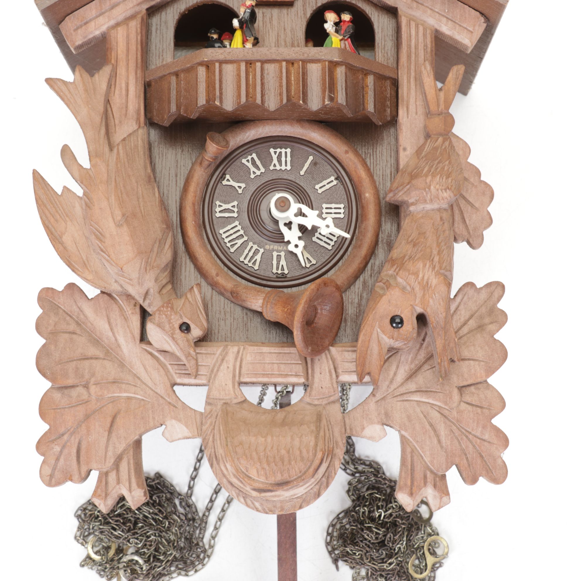 West German Black Forest Style Cuckoo Clock