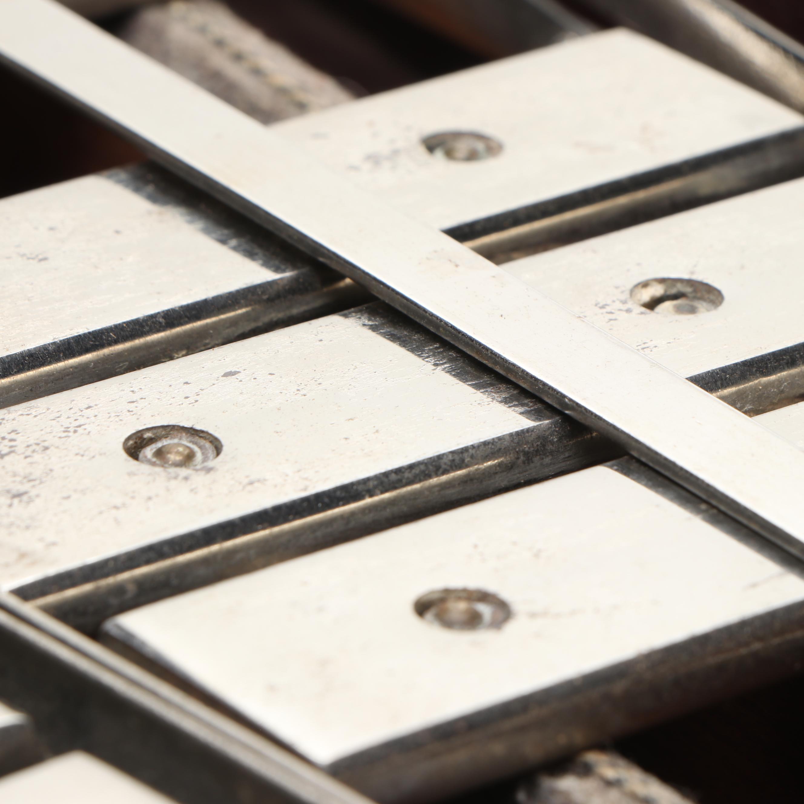 Antique Nokes & Nicolai Xylophone with Mallets