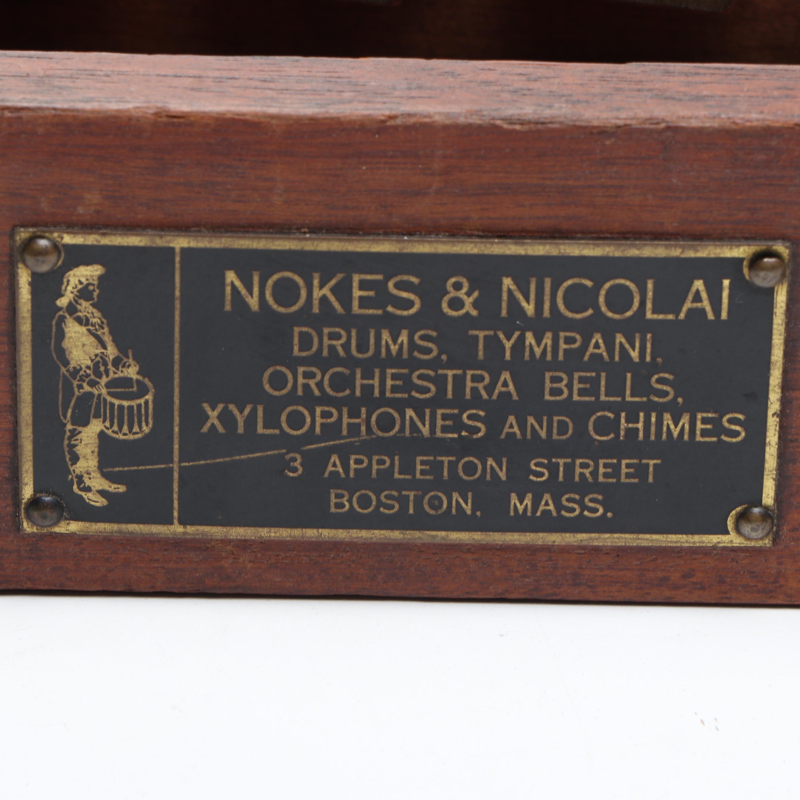 Antique Nokes & Nicolai Xylophone with Mallets