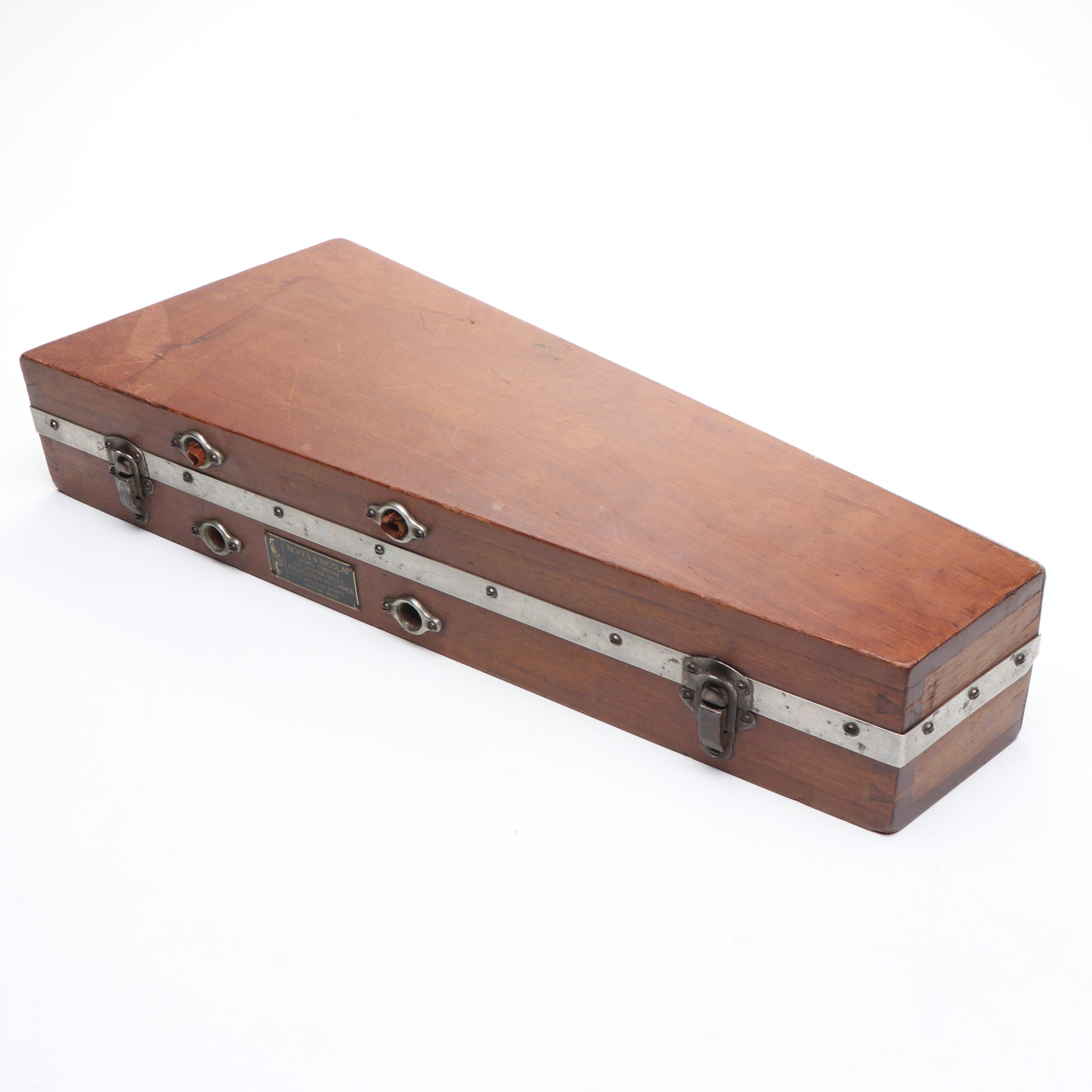 Antique Nokes & Nicolai Xylophone with Mallets