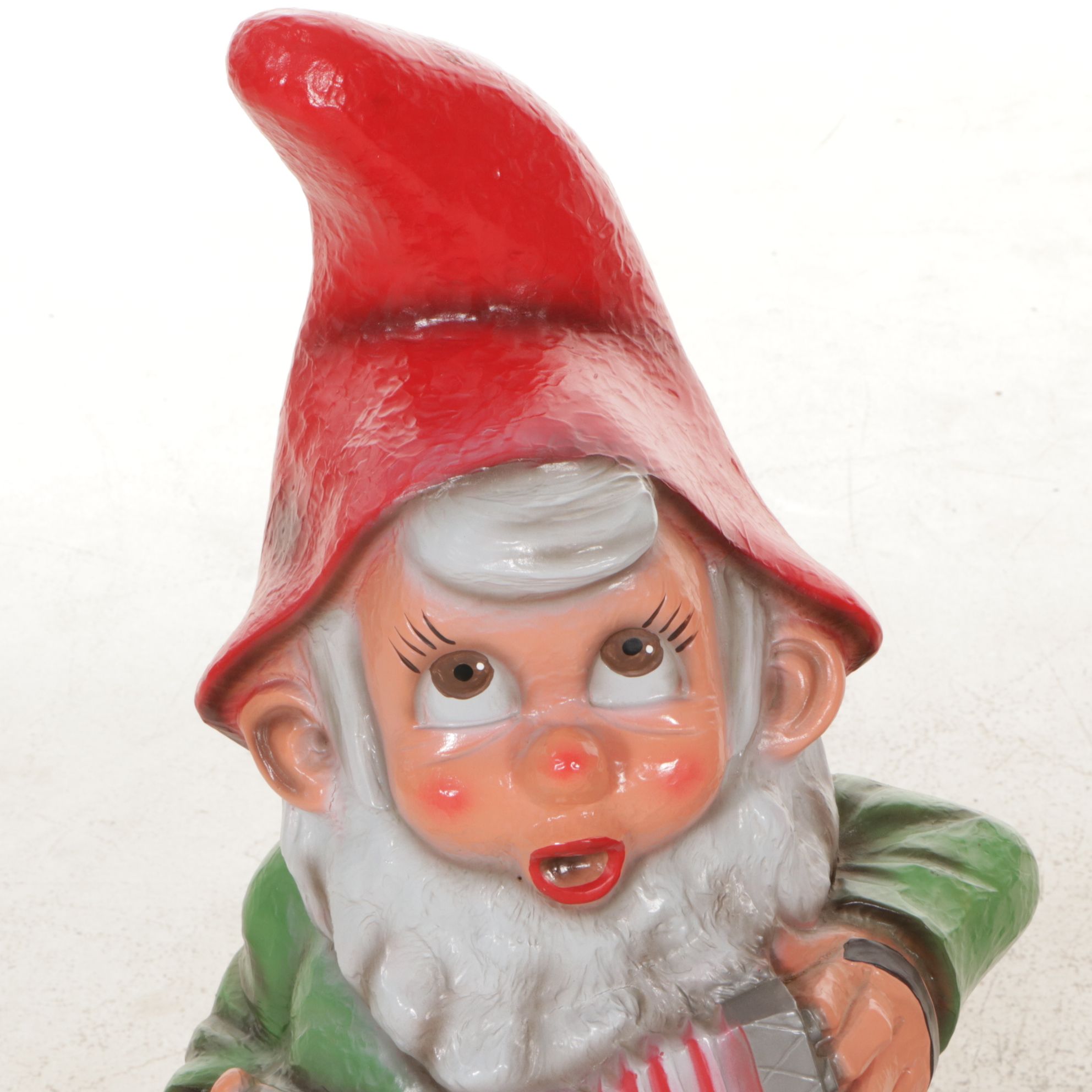 Pair of Musical Merry Garden Gnome Sculptures