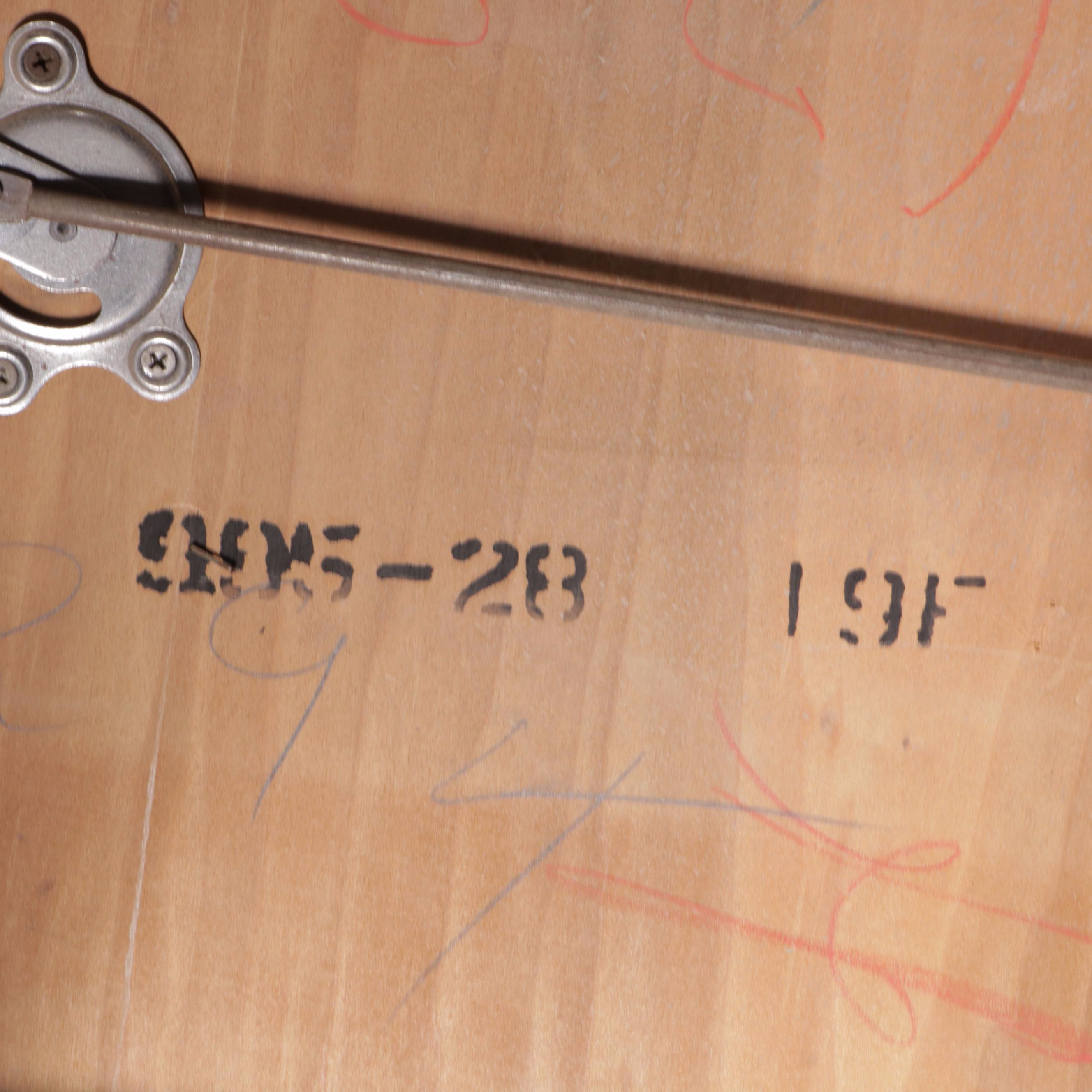 Seven Piece French Provincial Style Dining Set with Cane Back Chairs