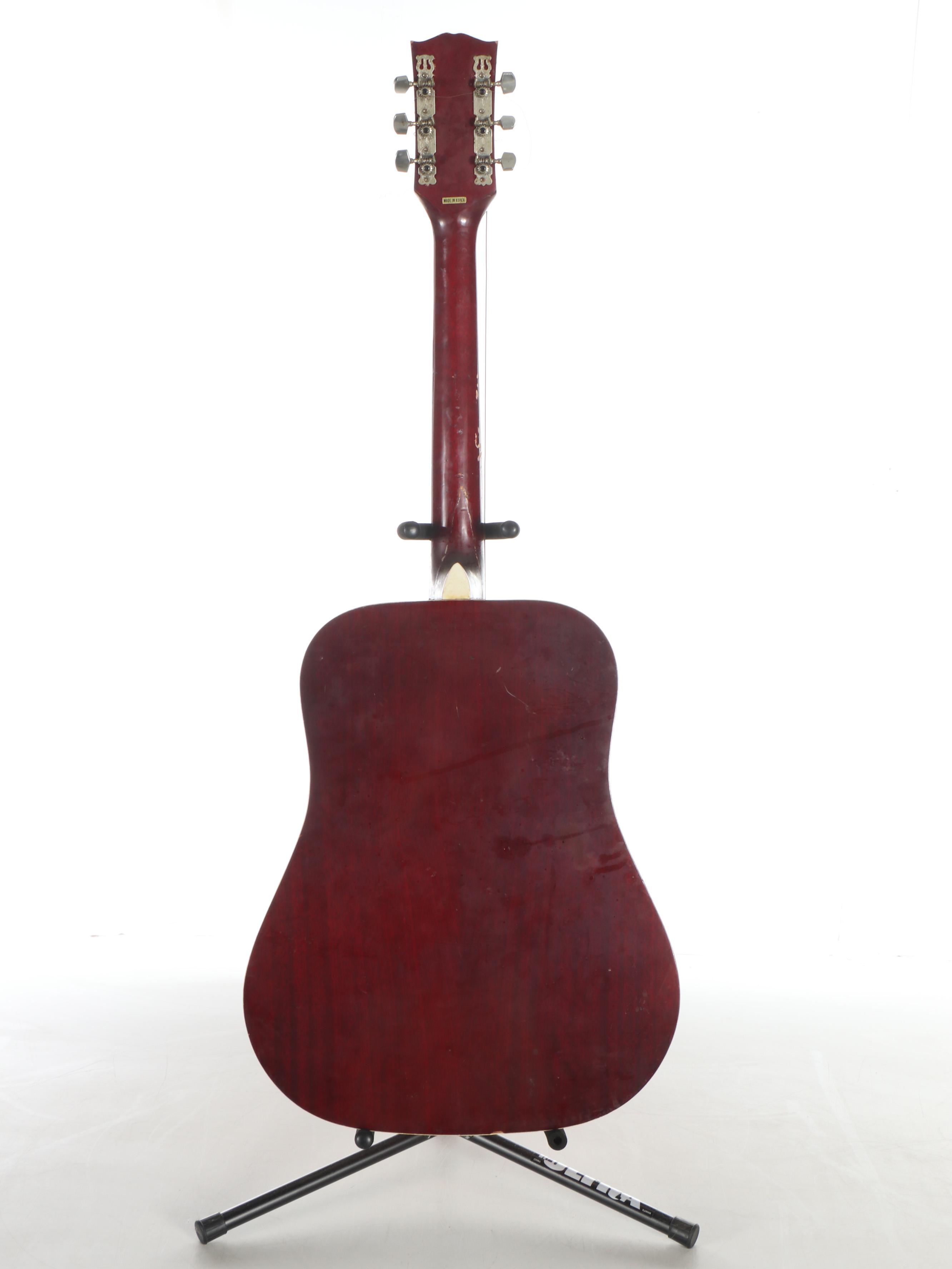 Hyostar Spruce Top SJ-975 Natural Sunburst Acoustic Guitar