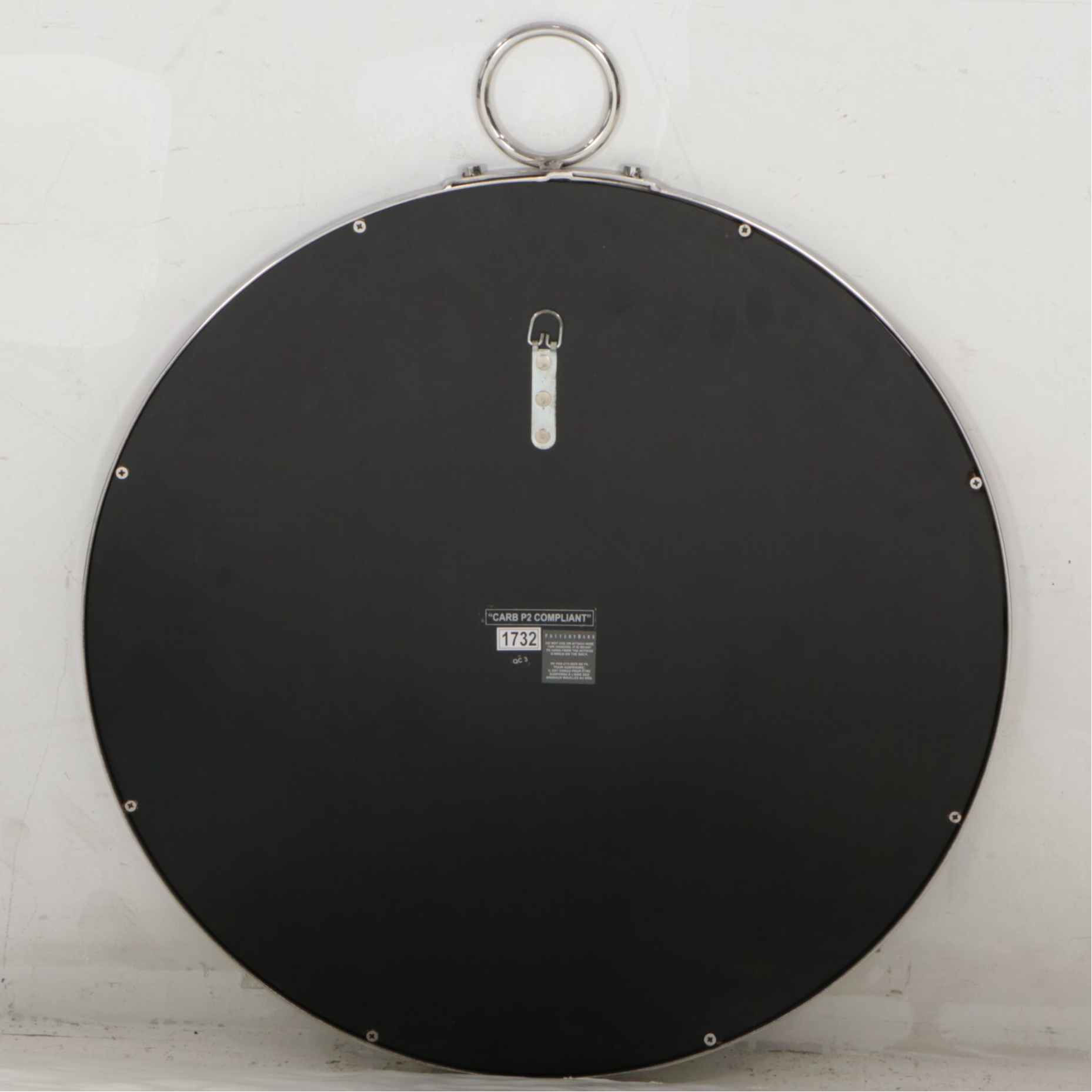 Pottery Barn Chrome Wall Mirror