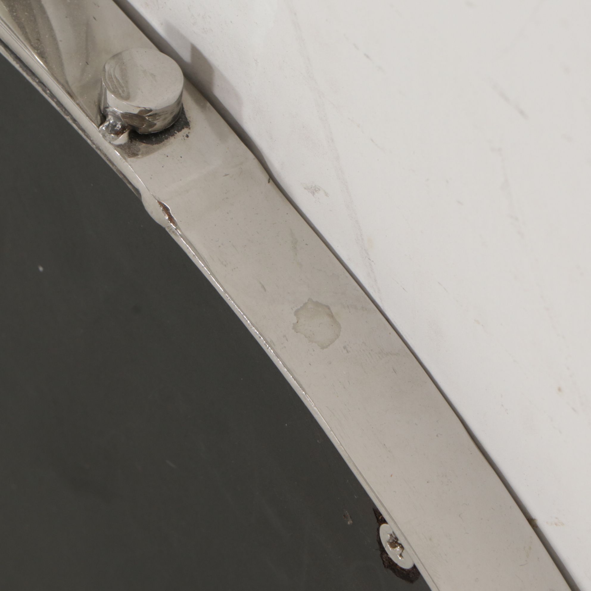 Pottery Barn Chrome Wall Mirror