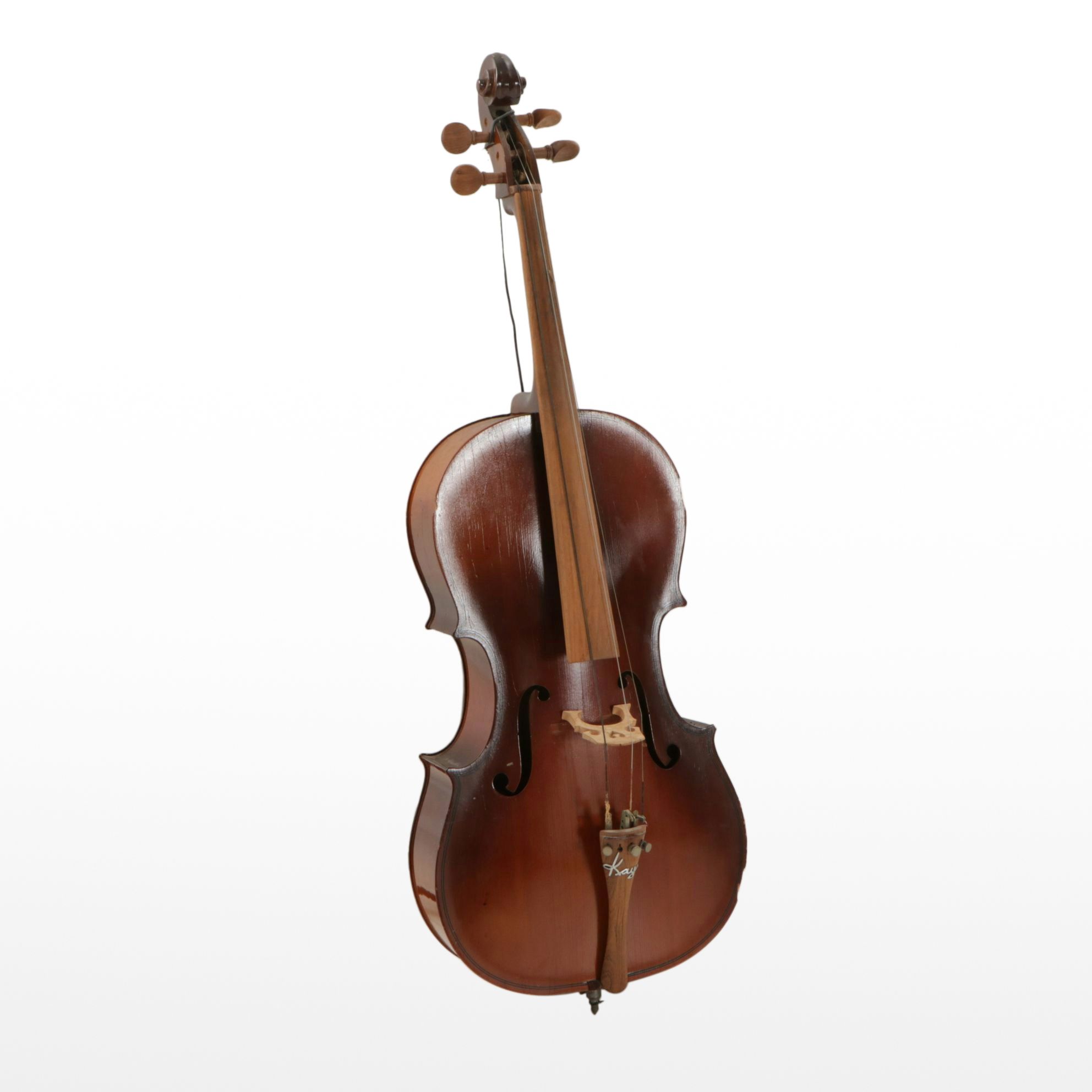 Kay 3/4 Size Model 111 Cello, Mid-20th Century