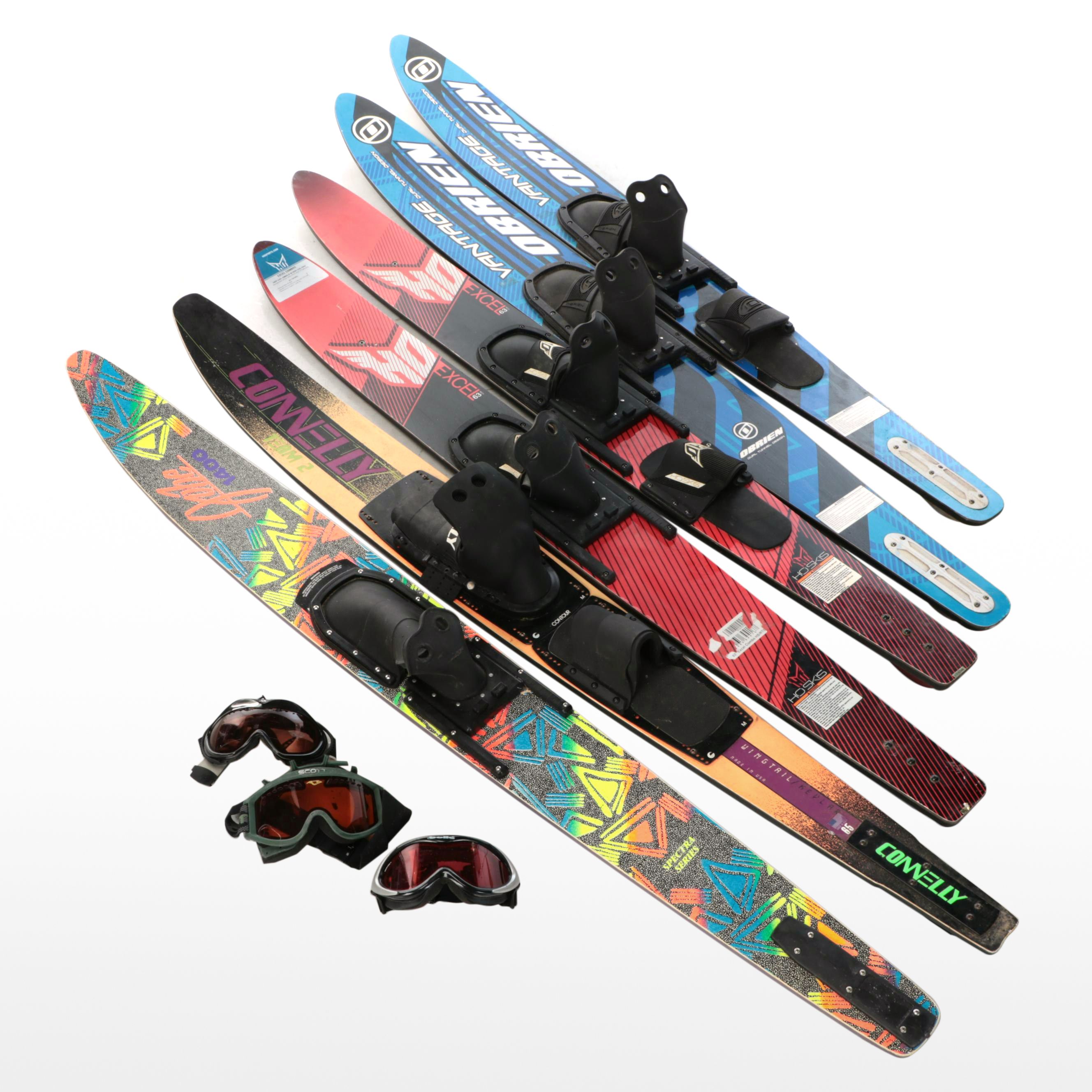 Scott & Bolle Goggles, Jobe 1400, Connelly, O'Brien and Excel Skis