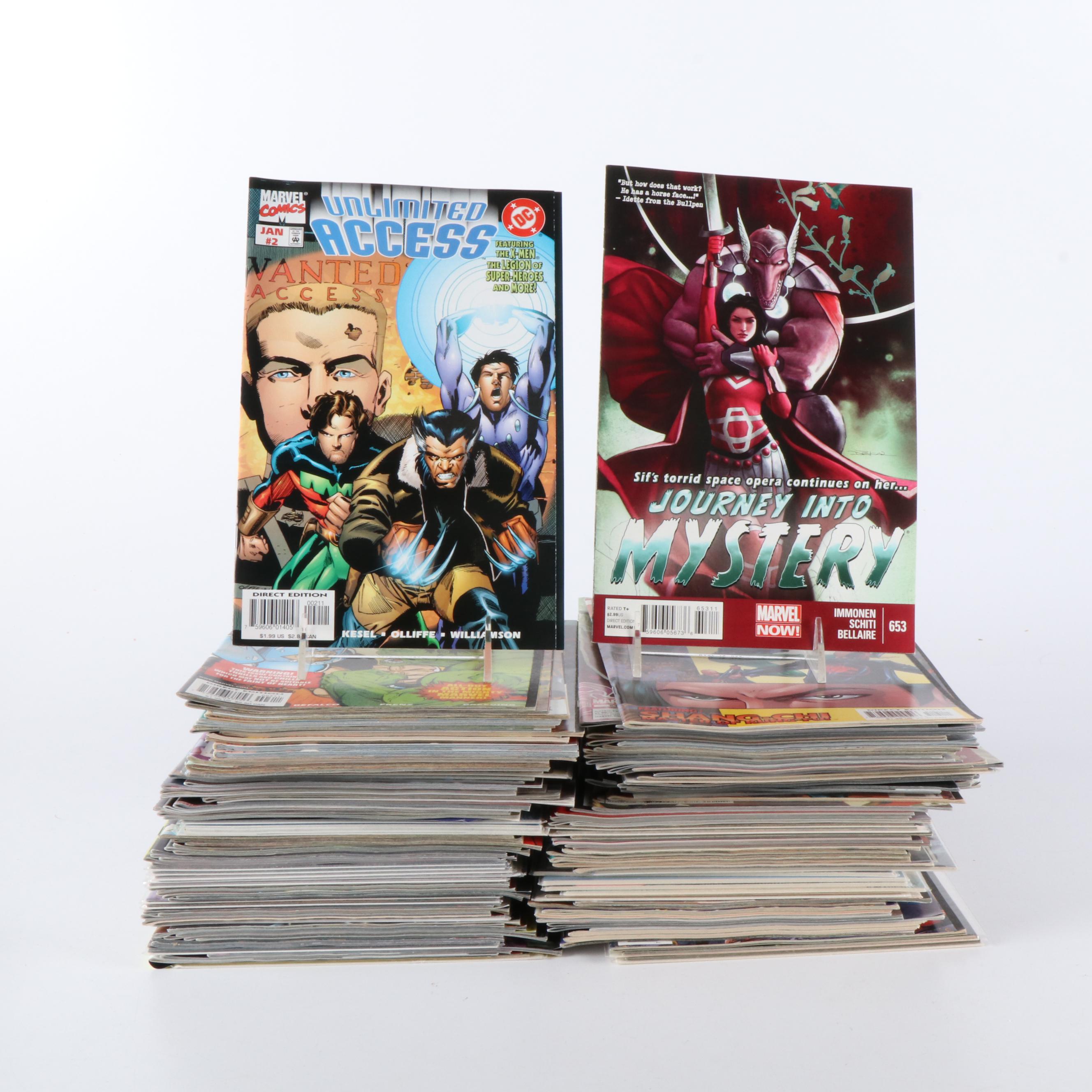 Over 100 Comic Books Including "Journey Into Mystery" and More