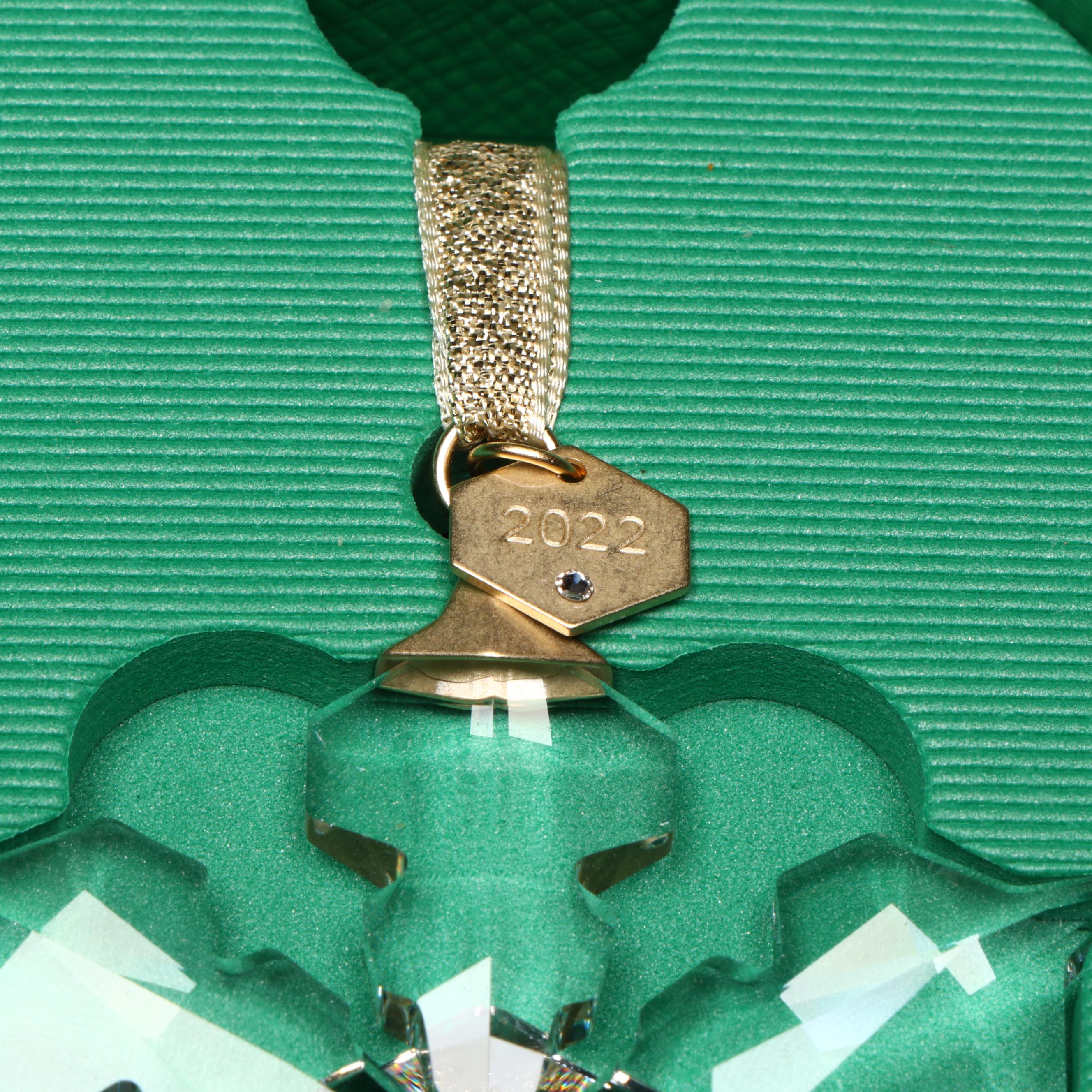 Waterford Crystal Bowl with Swarovski Ornament and Other Glass Bowl and Figure