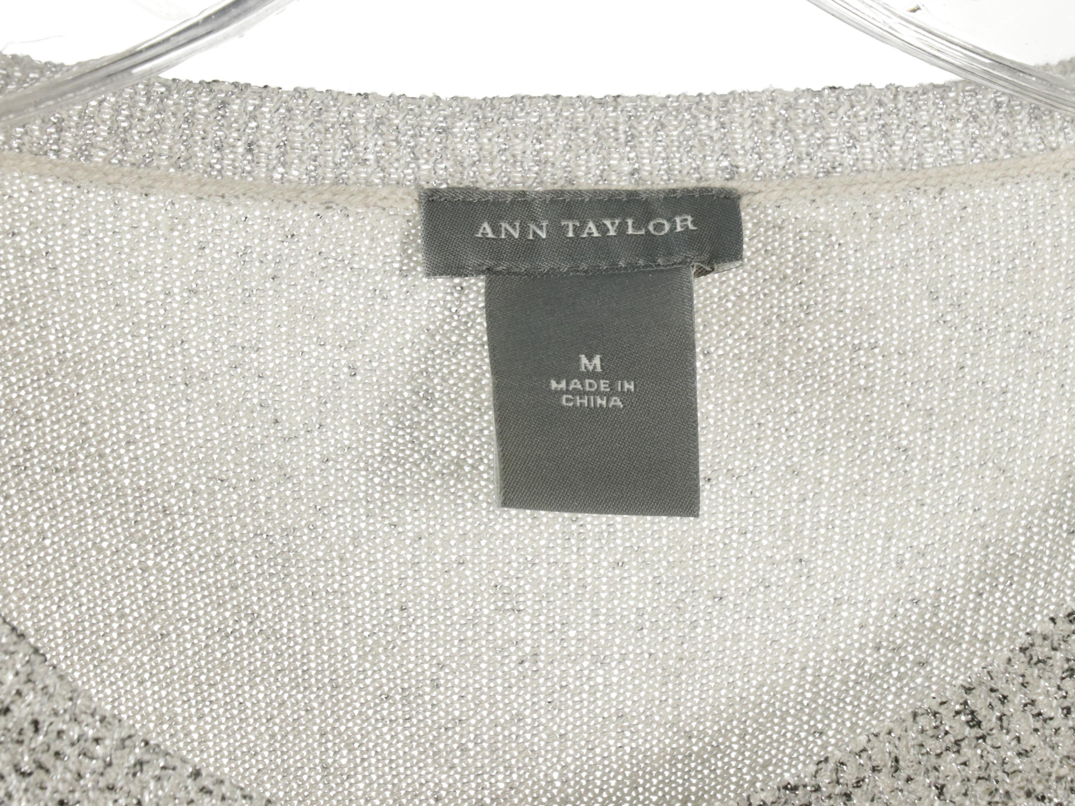 Ann Taylor Glitter Cardigan with Talbots Skirt Suits, Knit Jacket, and Top