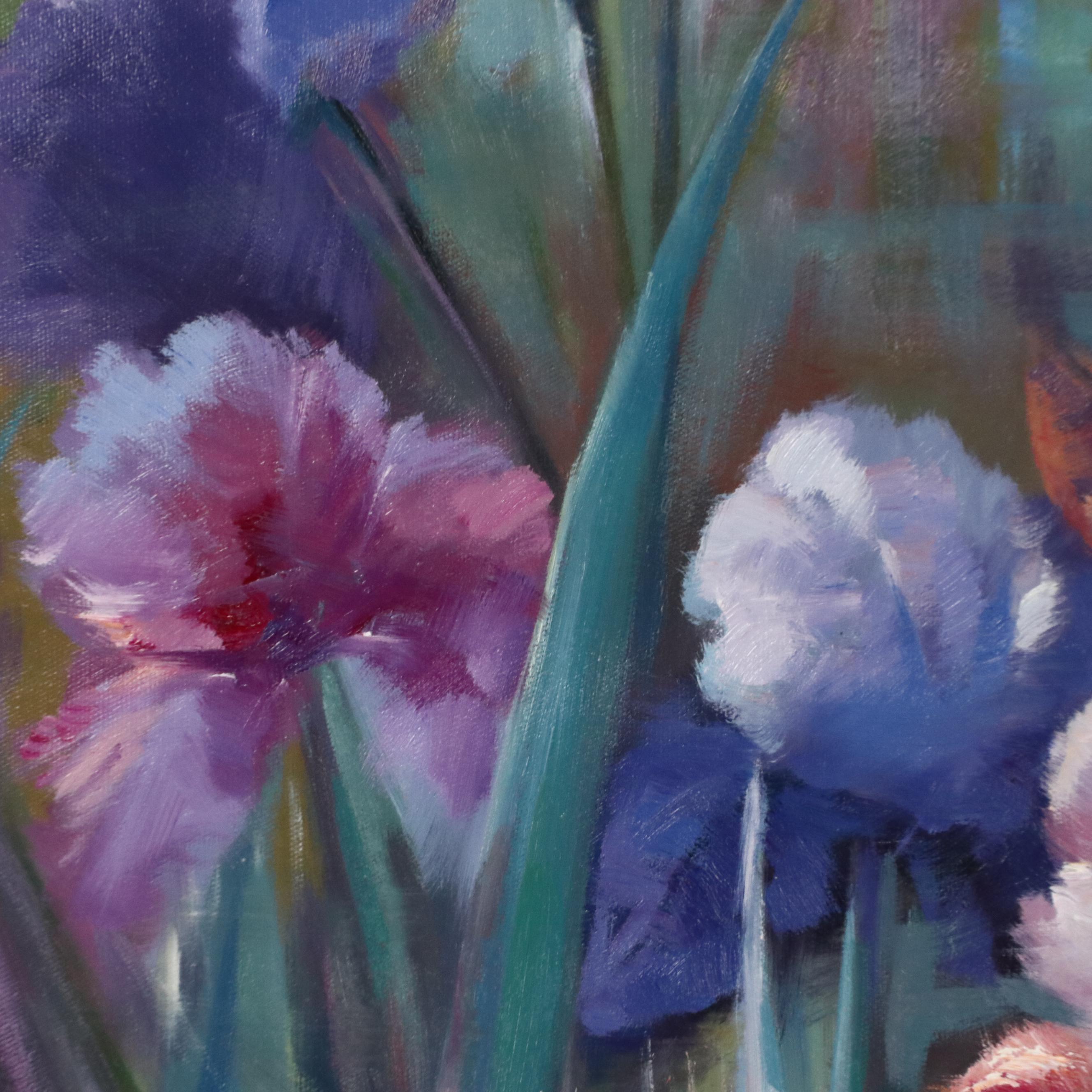 Sasha Floral Oil Painting, 21st Century