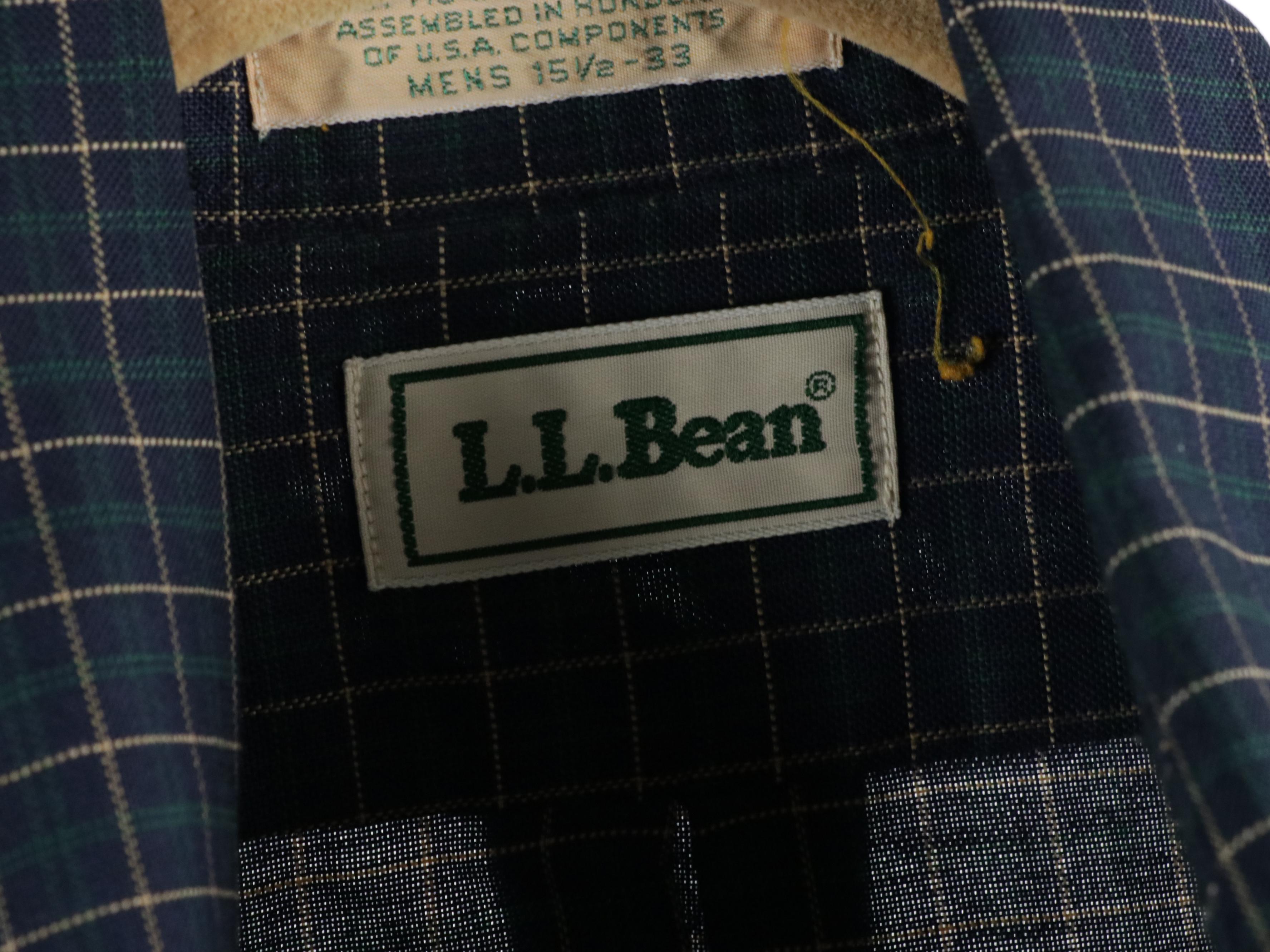 Men's Jaguar Knit Sweater and L.L.Bean Long Sleeve Button-Down Tops