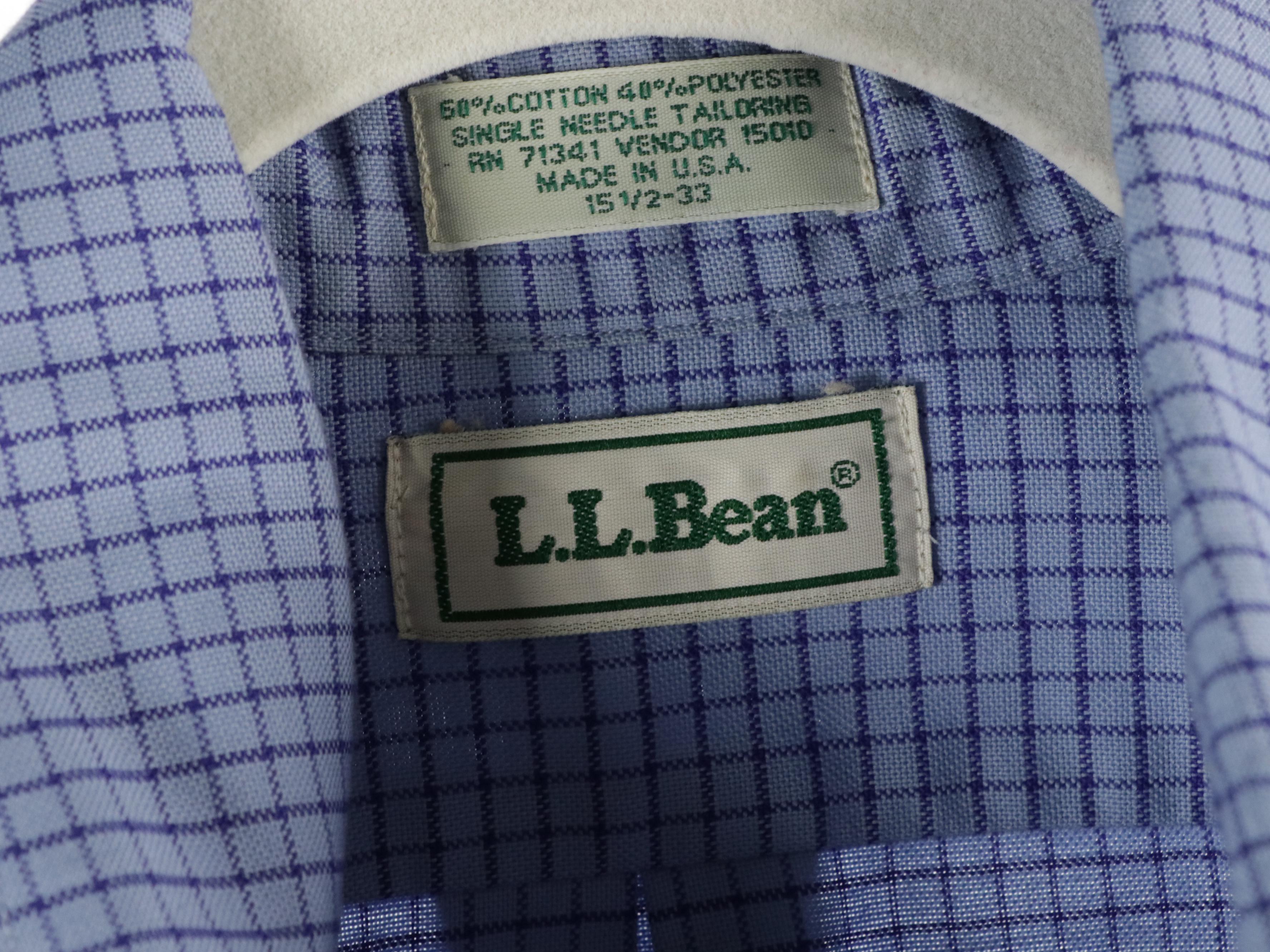 Men's Jaguar Knit Sweater and L.L.Bean Long Sleeve Button-Down Tops