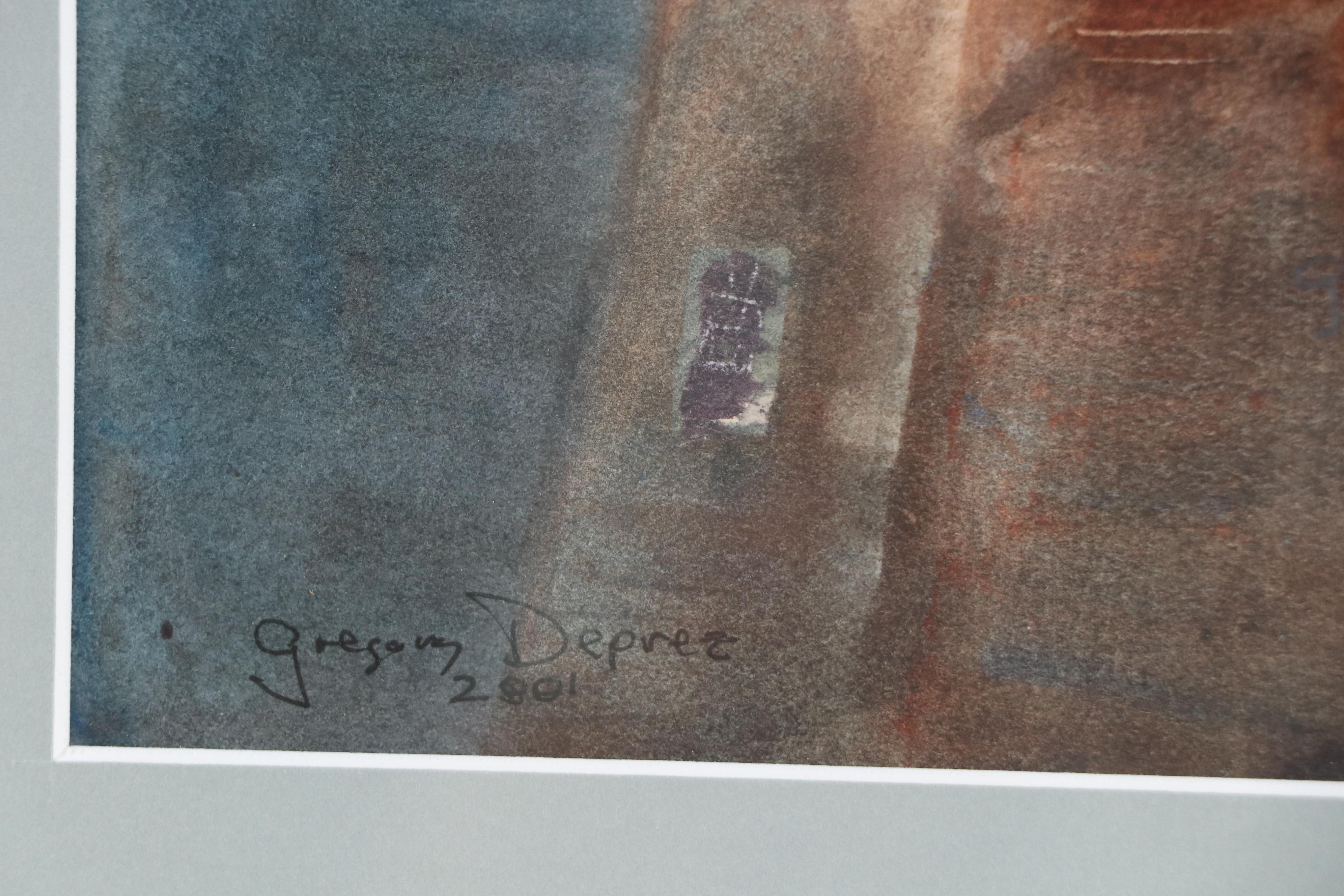 Gregory A. Deprez Watercolor Painting "Portland Observatory," 2001