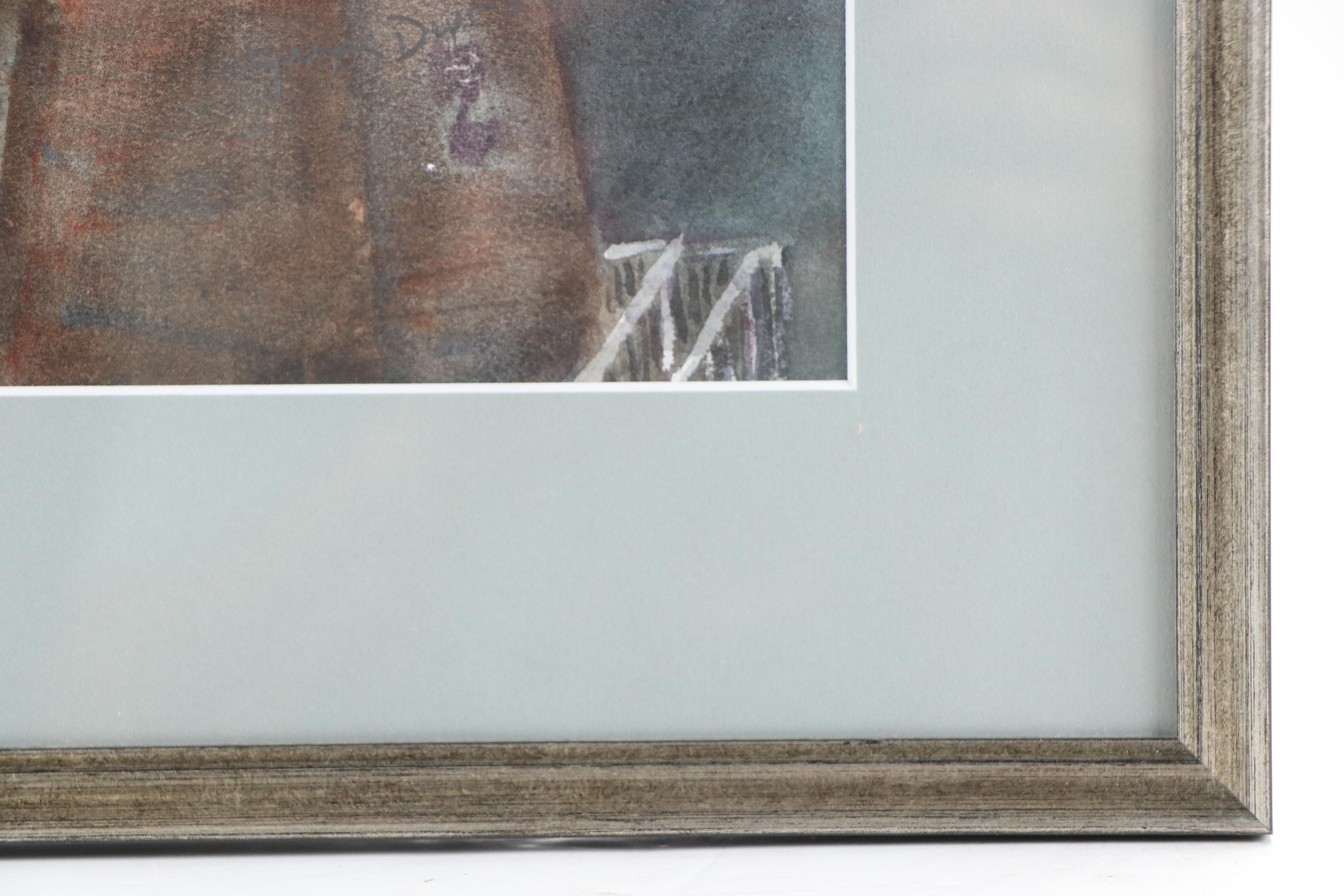 Gregory A. Deprez Watercolor Painting "Portland Observatory," 2001