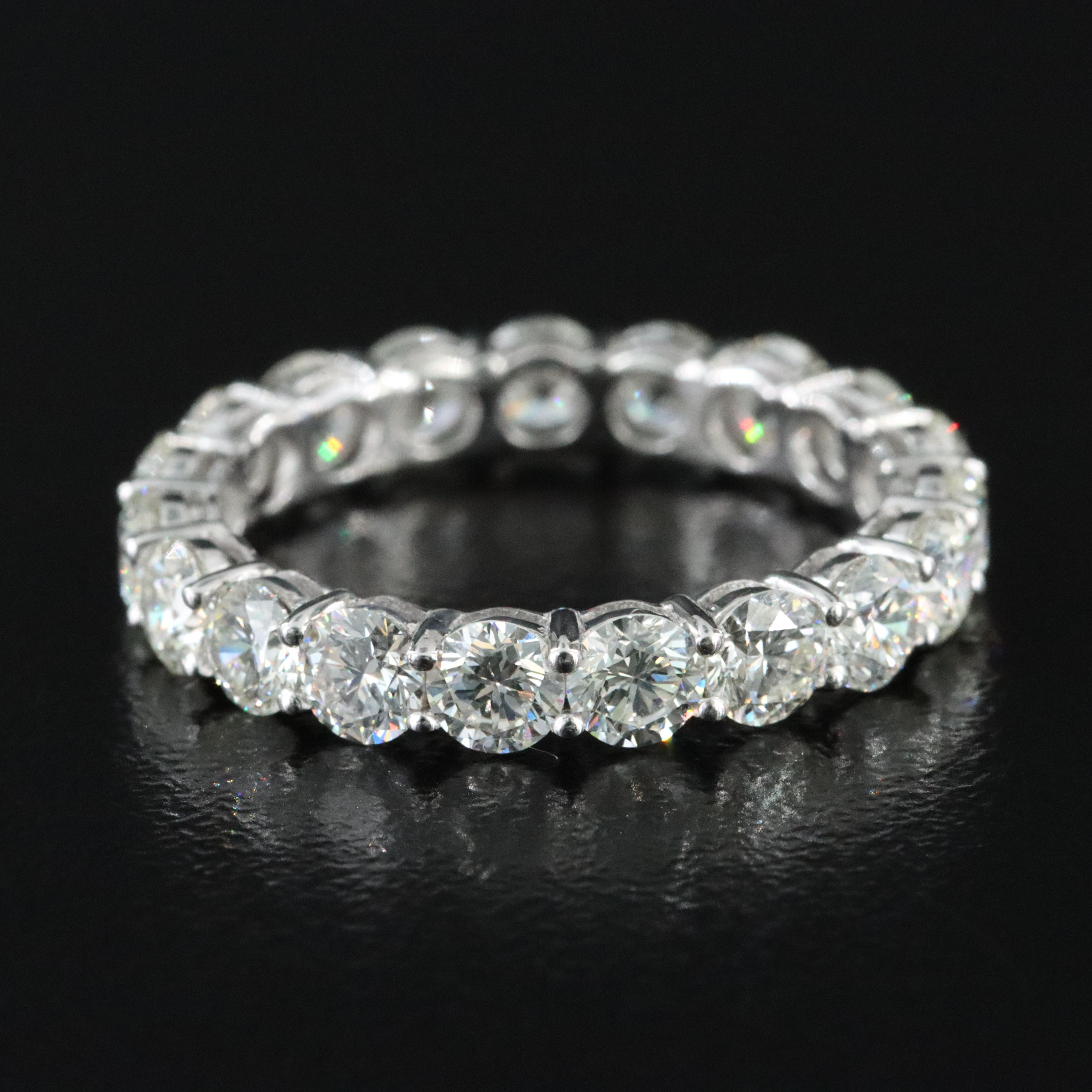 Platinum 2.76 CTW Diamond Eternity Band
