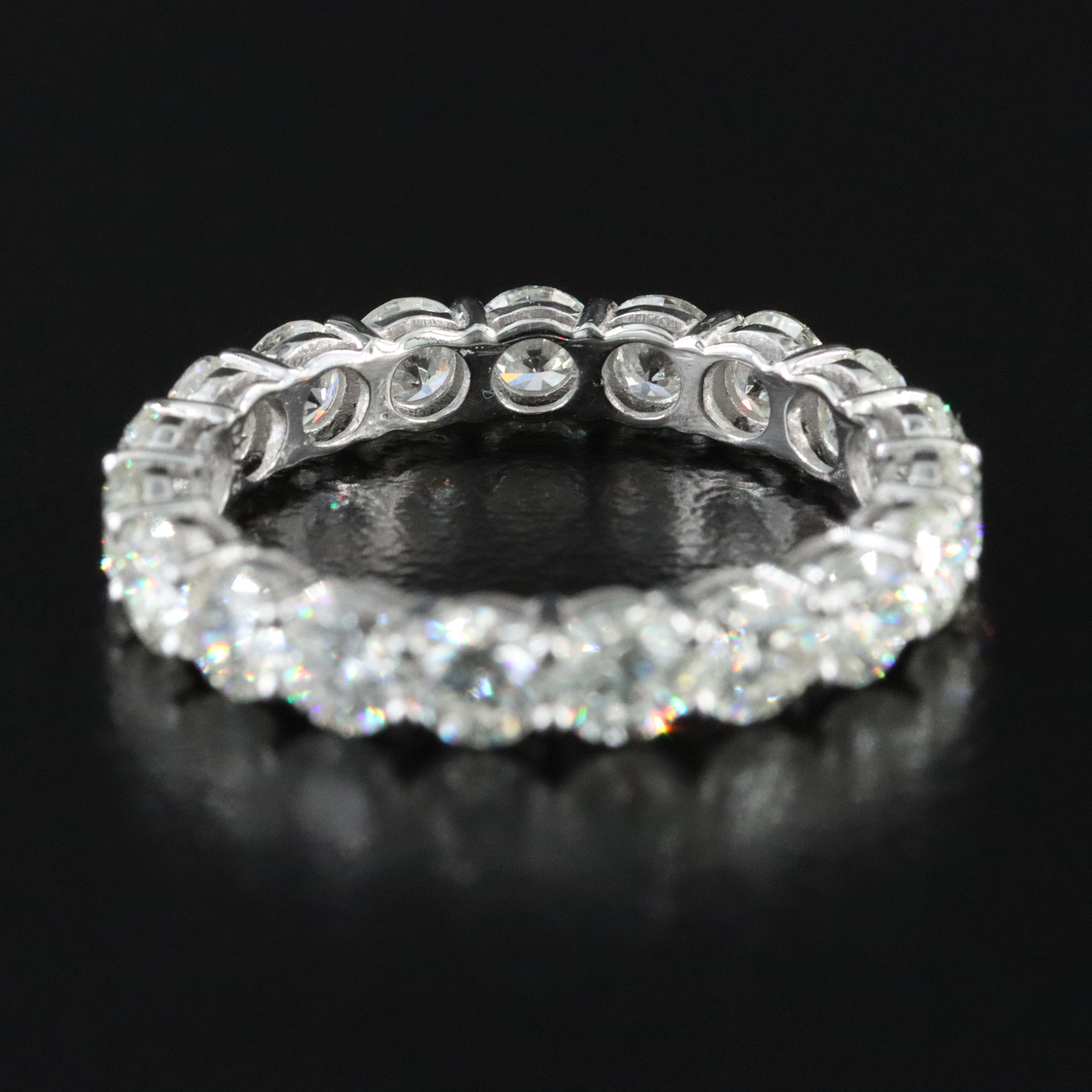 Platinum 2.76 CTW Diamond Eternity Band