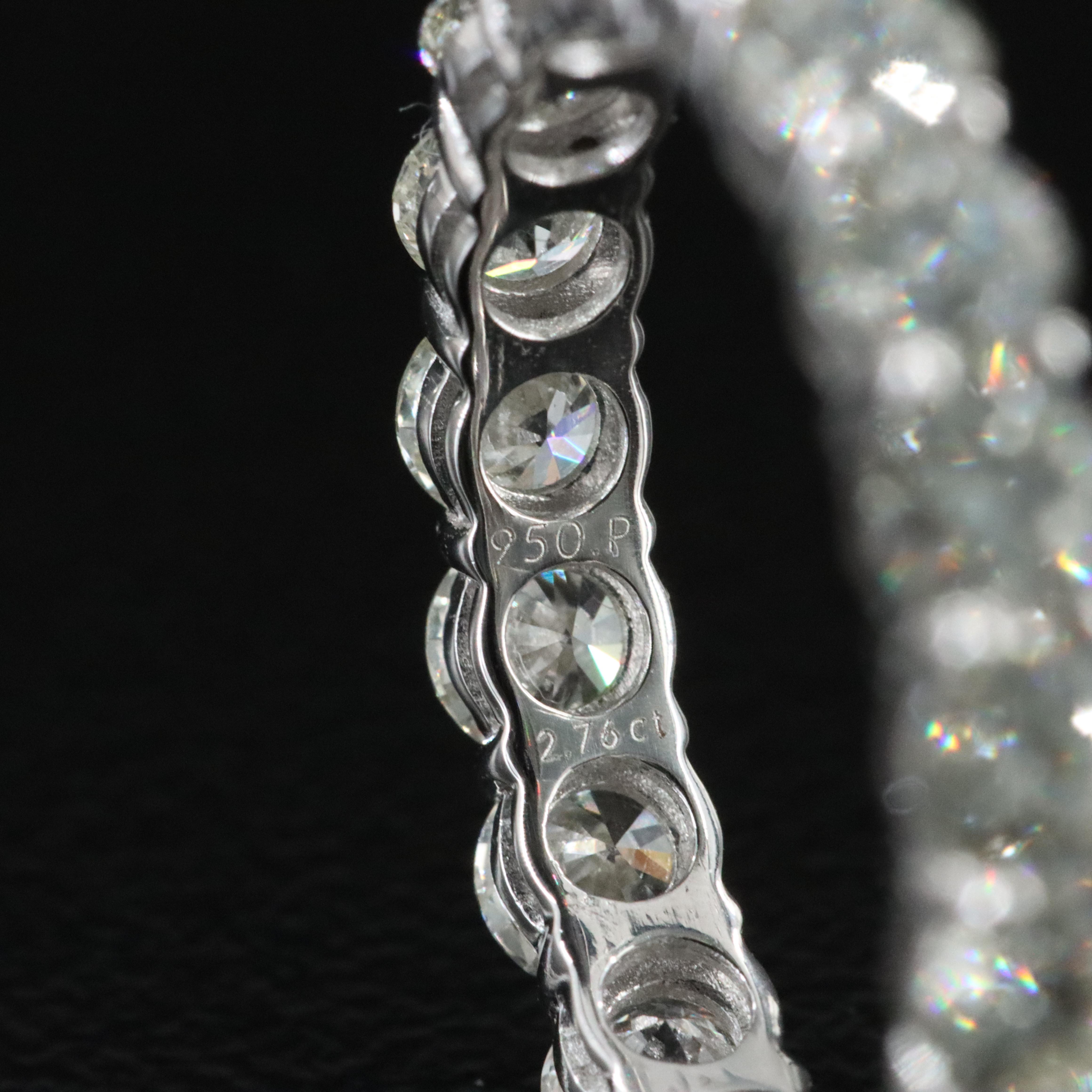 Platinum 2.76 CTW Diamond Eternity Band