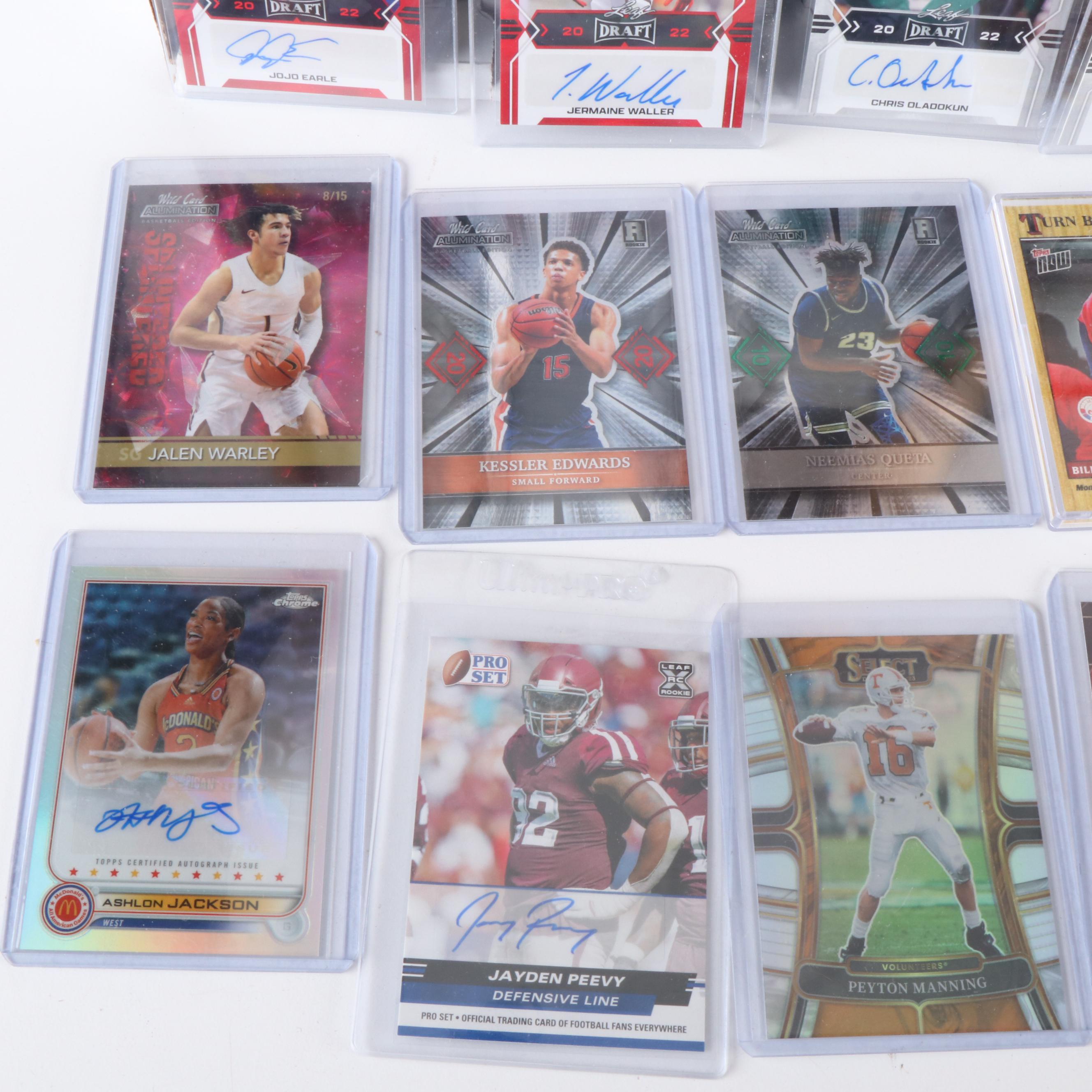 Select with Other Sports Cards Featuring Peyton Manning, Ken Griffey Jr., & More