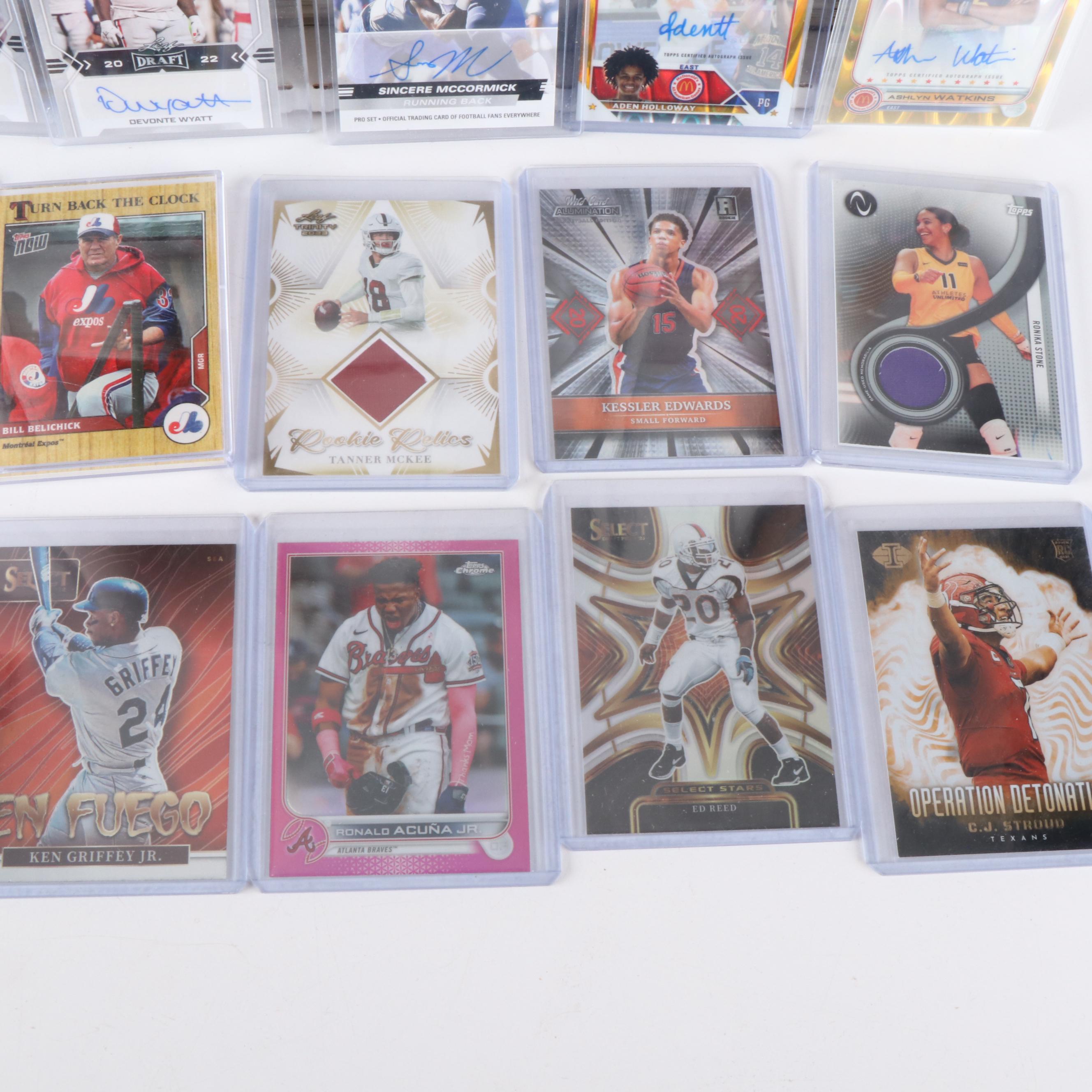 Select with Other Sports Cards Featuring Peyton Manning, Ken Griffey Jr., & More