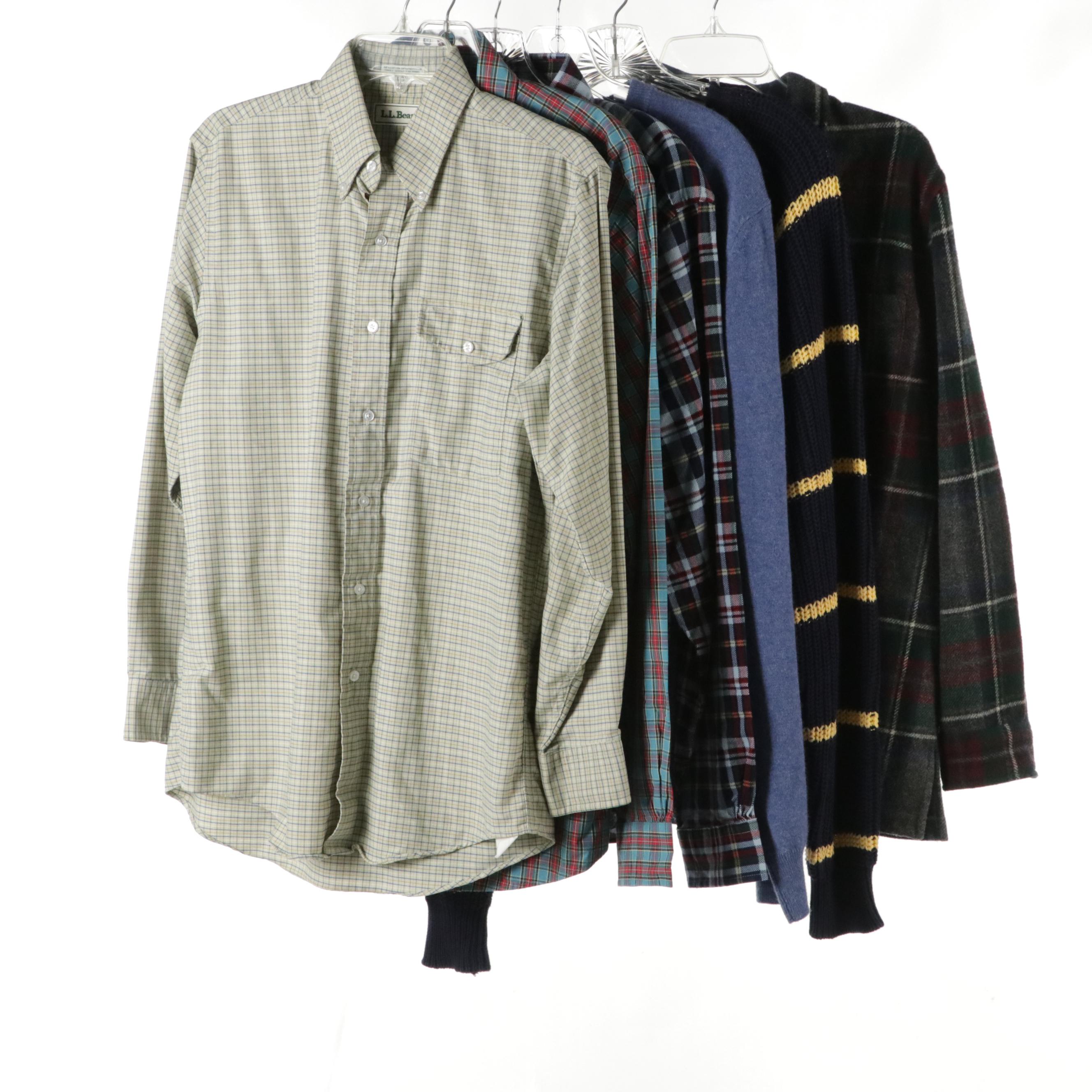 Men's Lauren Ralph Lauren Lambswool Flannel, Eddie Bauer Sweater & More Tops