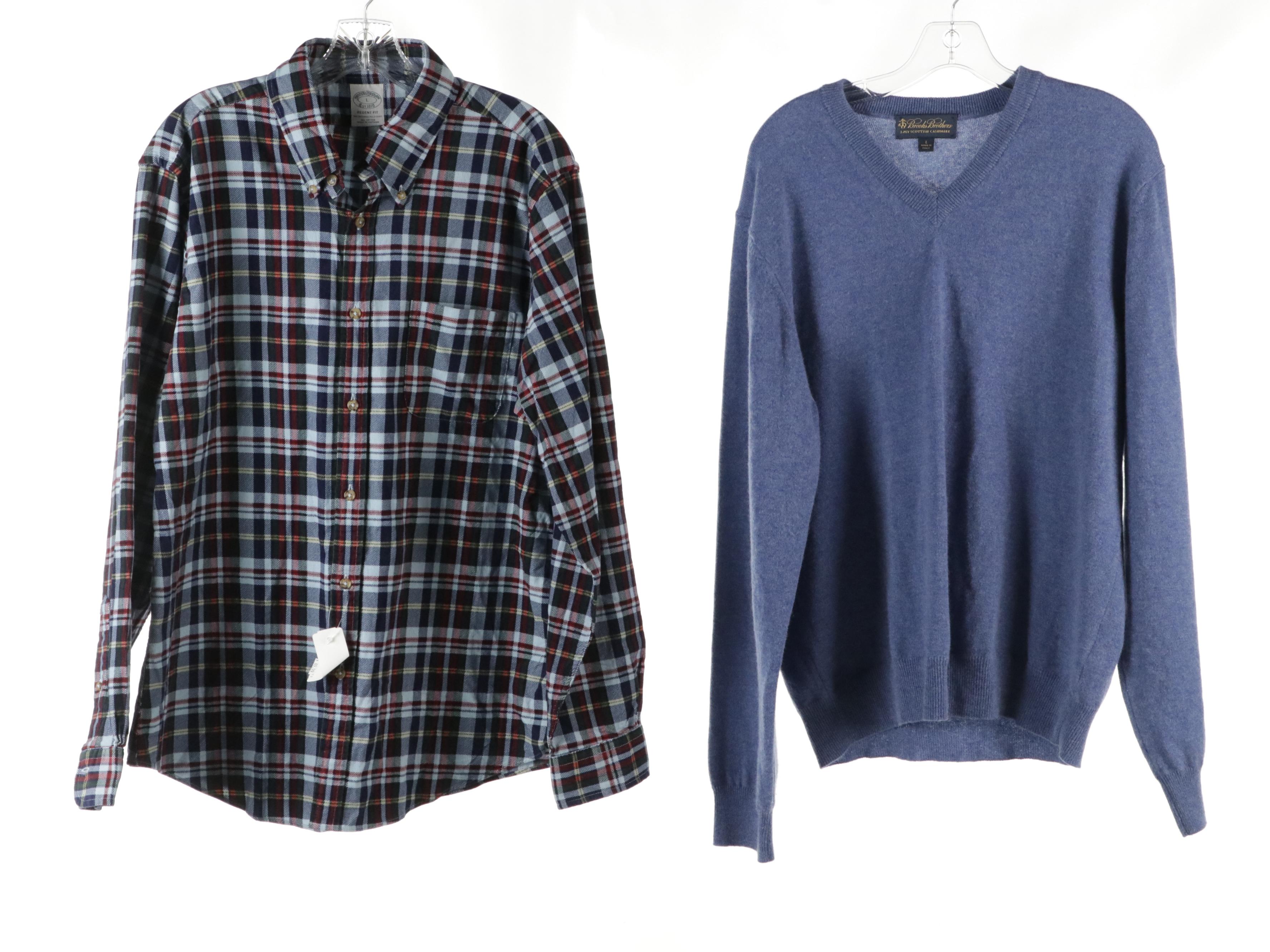 Men's Lauren Ralph Lauren Lambswool Flannel, Eddie Bauer Sweater & More Tops