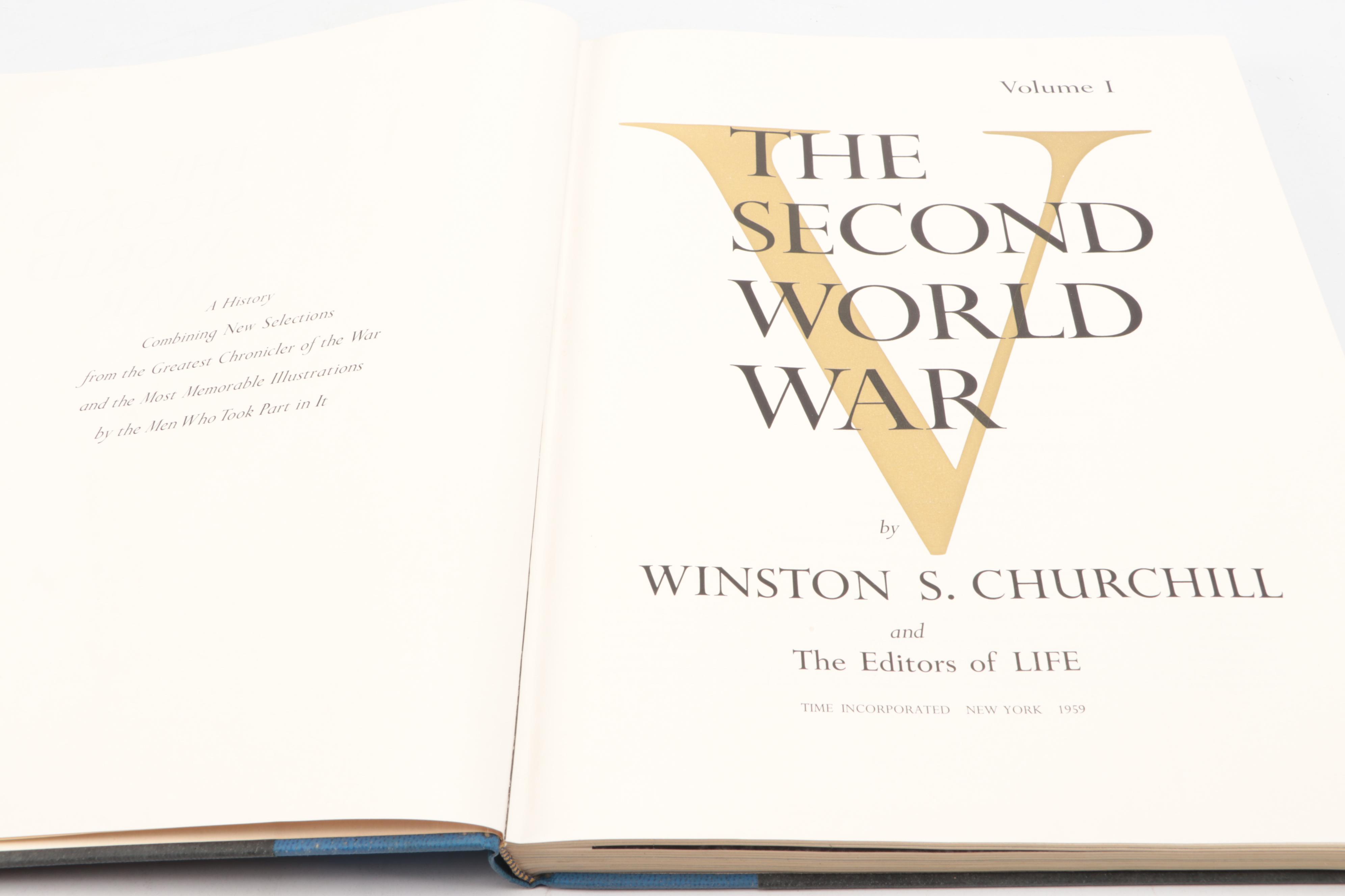 "The Second World War" Box Set by Winston S. Churchill, 1959