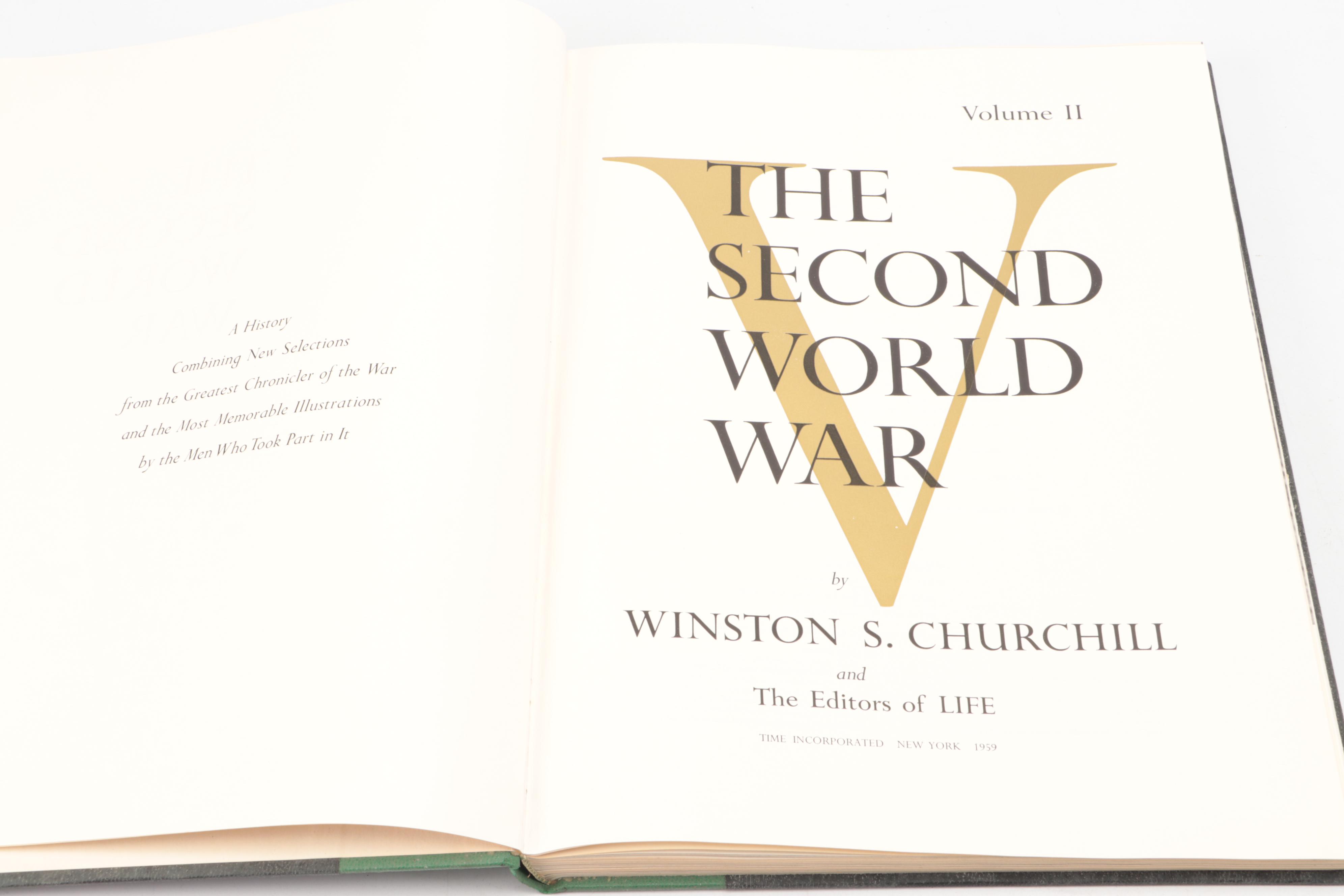 "The Second World War" Box Set by Winston S. Churchill, 1959