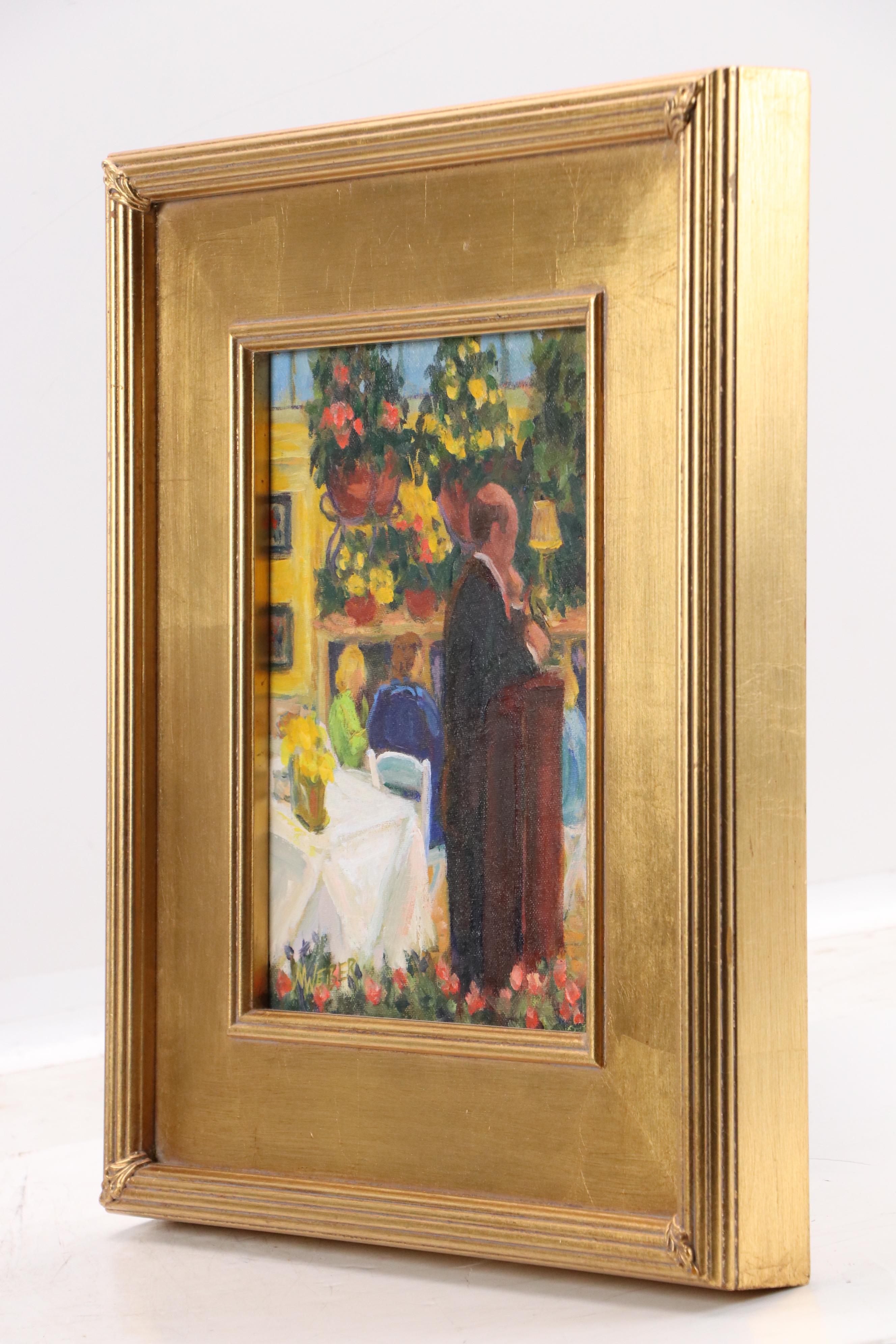 Martha E. Weber Oil Painting "Reservation?", 2006