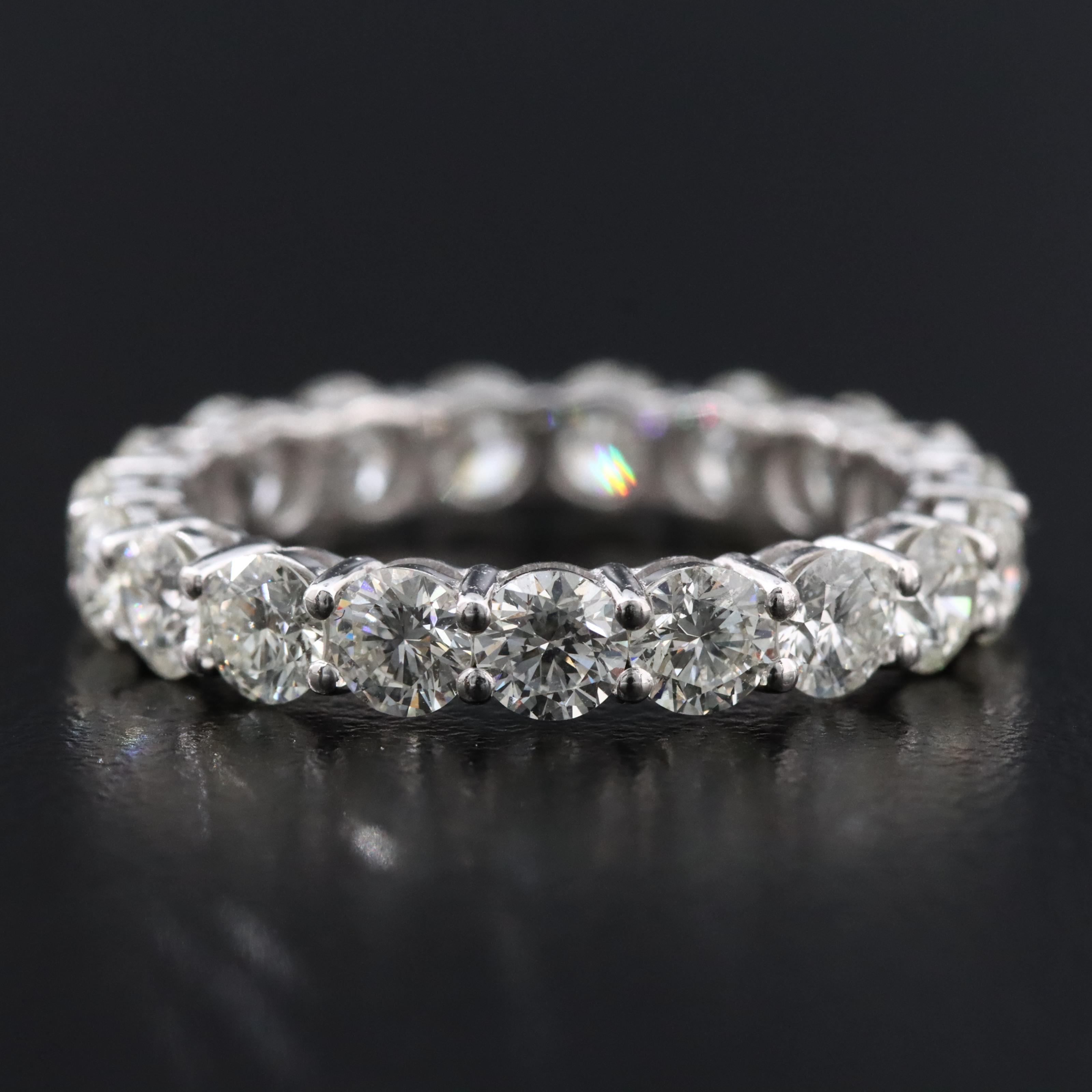 Platinum 2.73 CTW Diamond Eternity Band