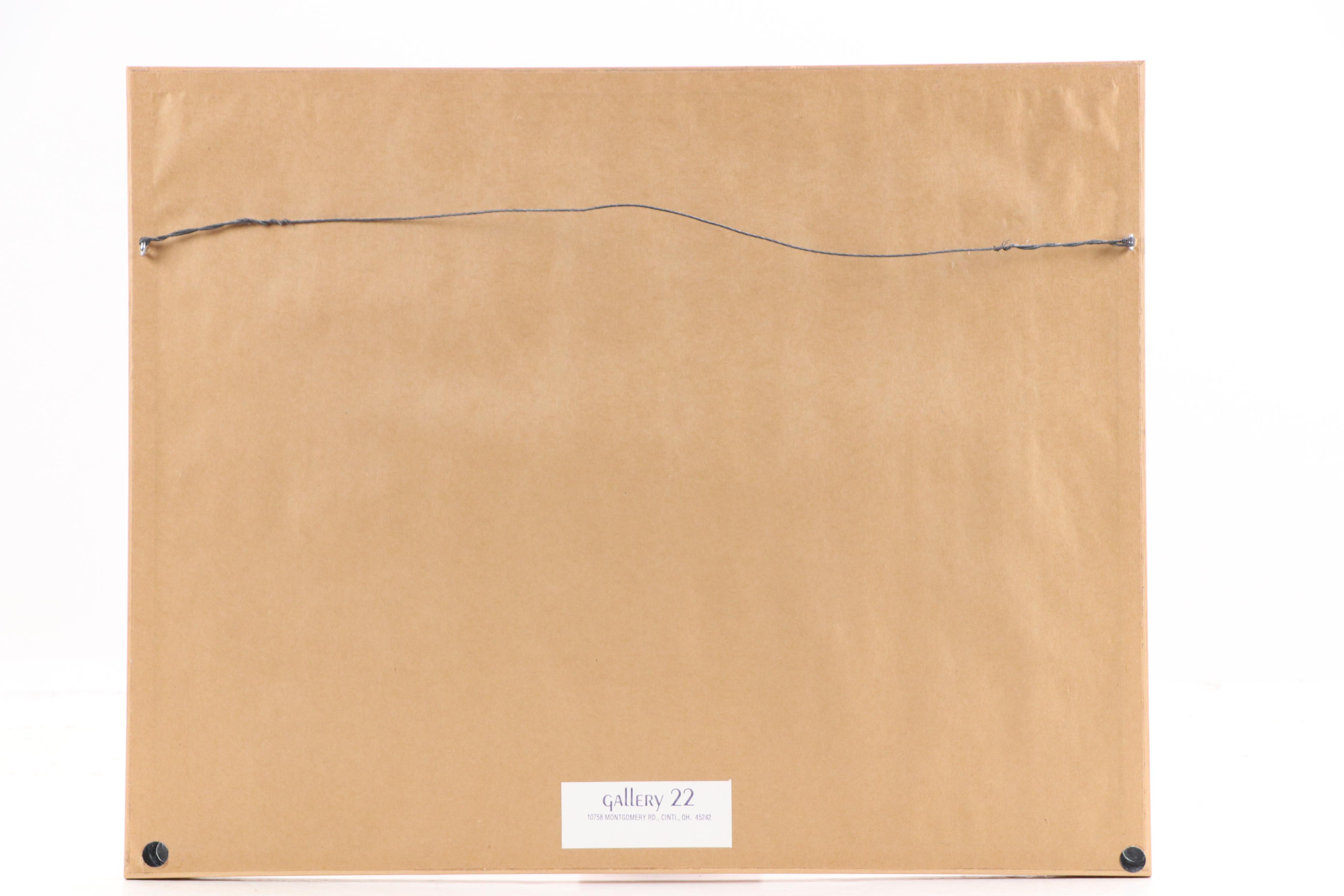 Framed Mola Textile Folk Art, Mid–Late 20th Century