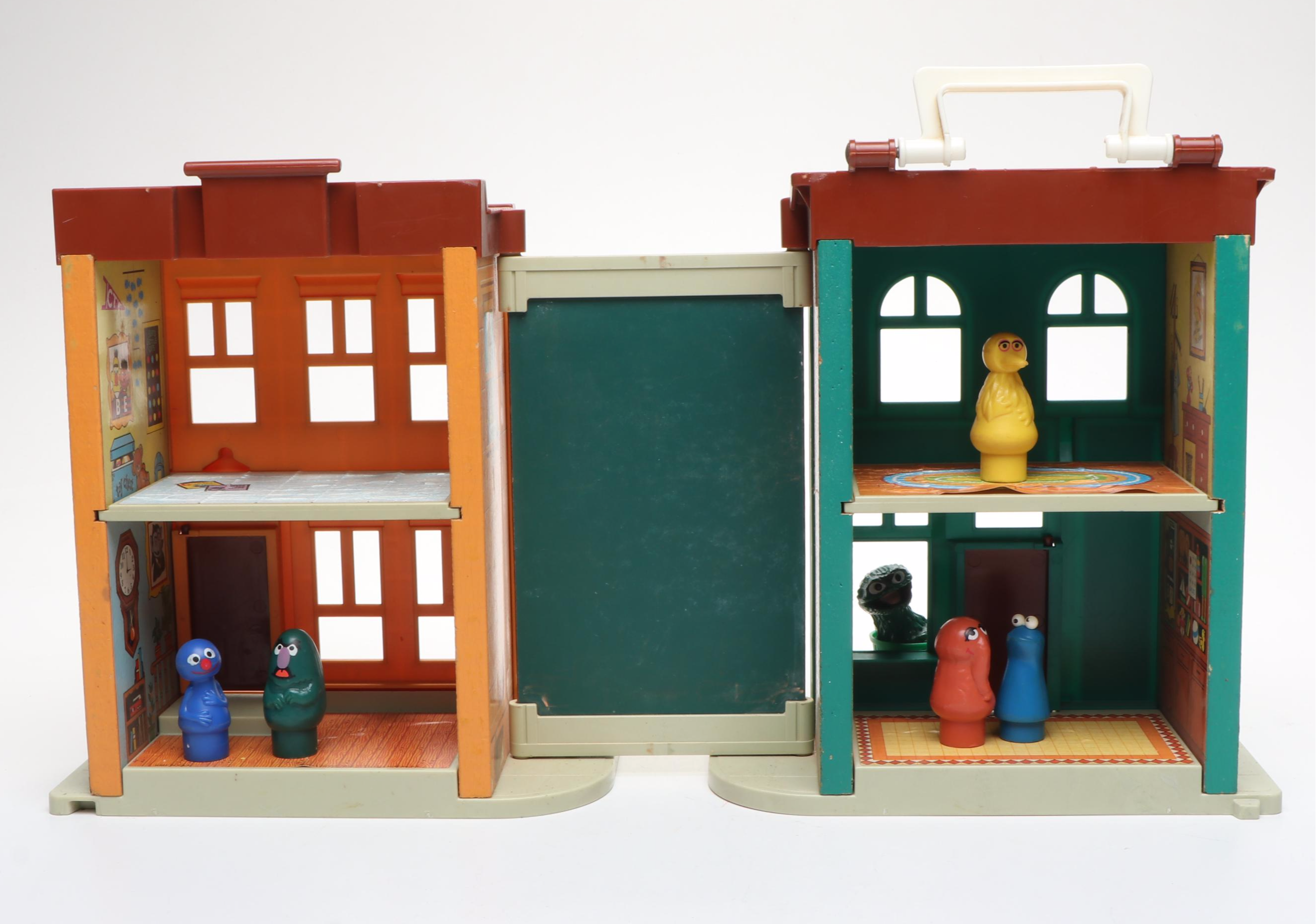 Fisher-Price Sesame Street Dollhouse with Little People Vehicles and Accessories