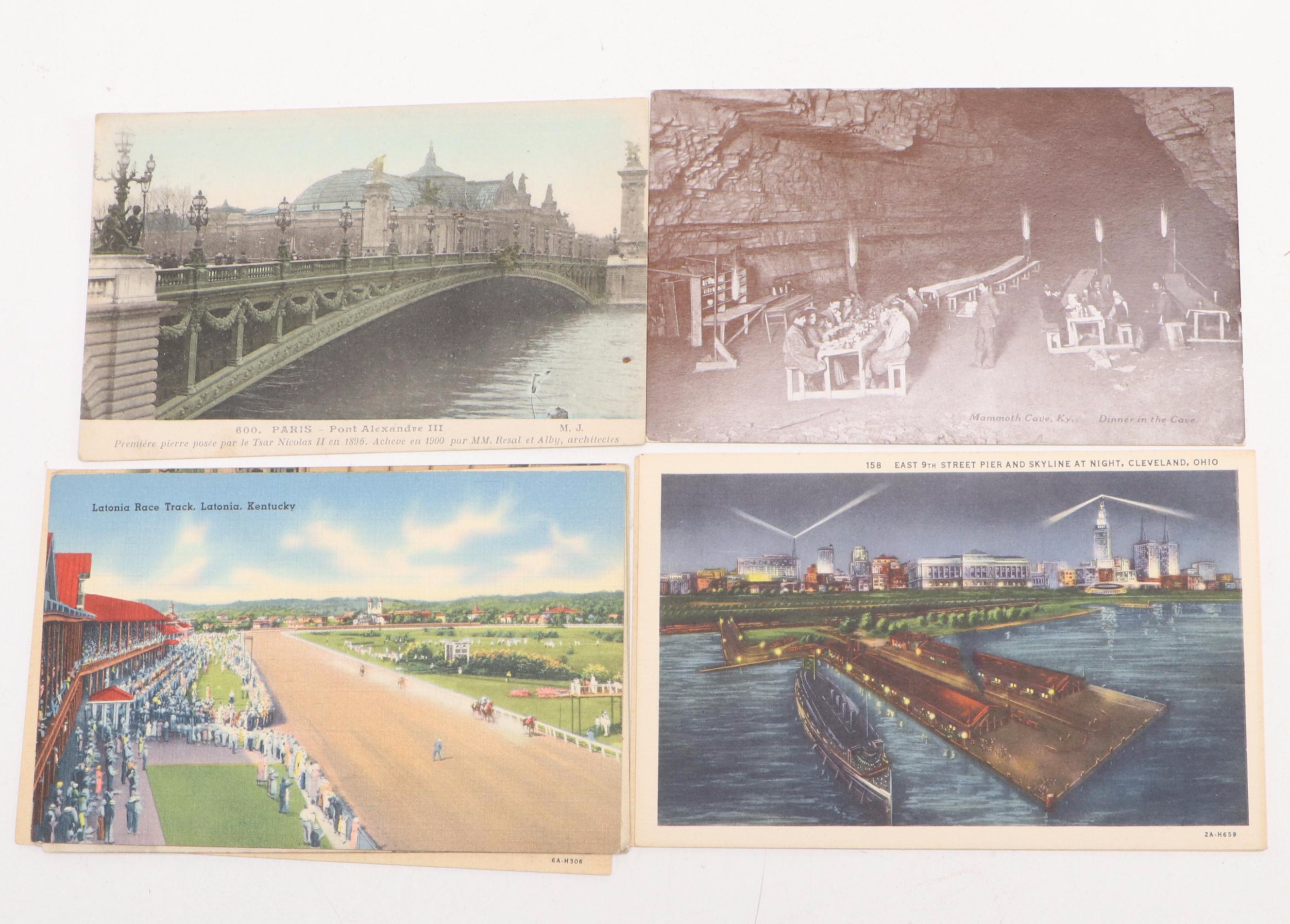Cincinnati with Other Souvenir and Holiday Postcards, Early to Mid-20th Century