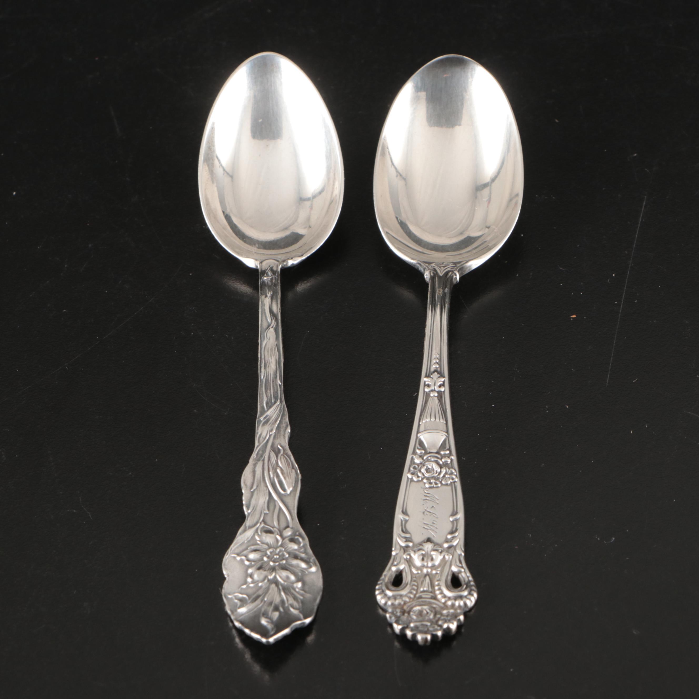 Gorham Sterling Centaur Demitasse Spoons with Other Sterling Spoons