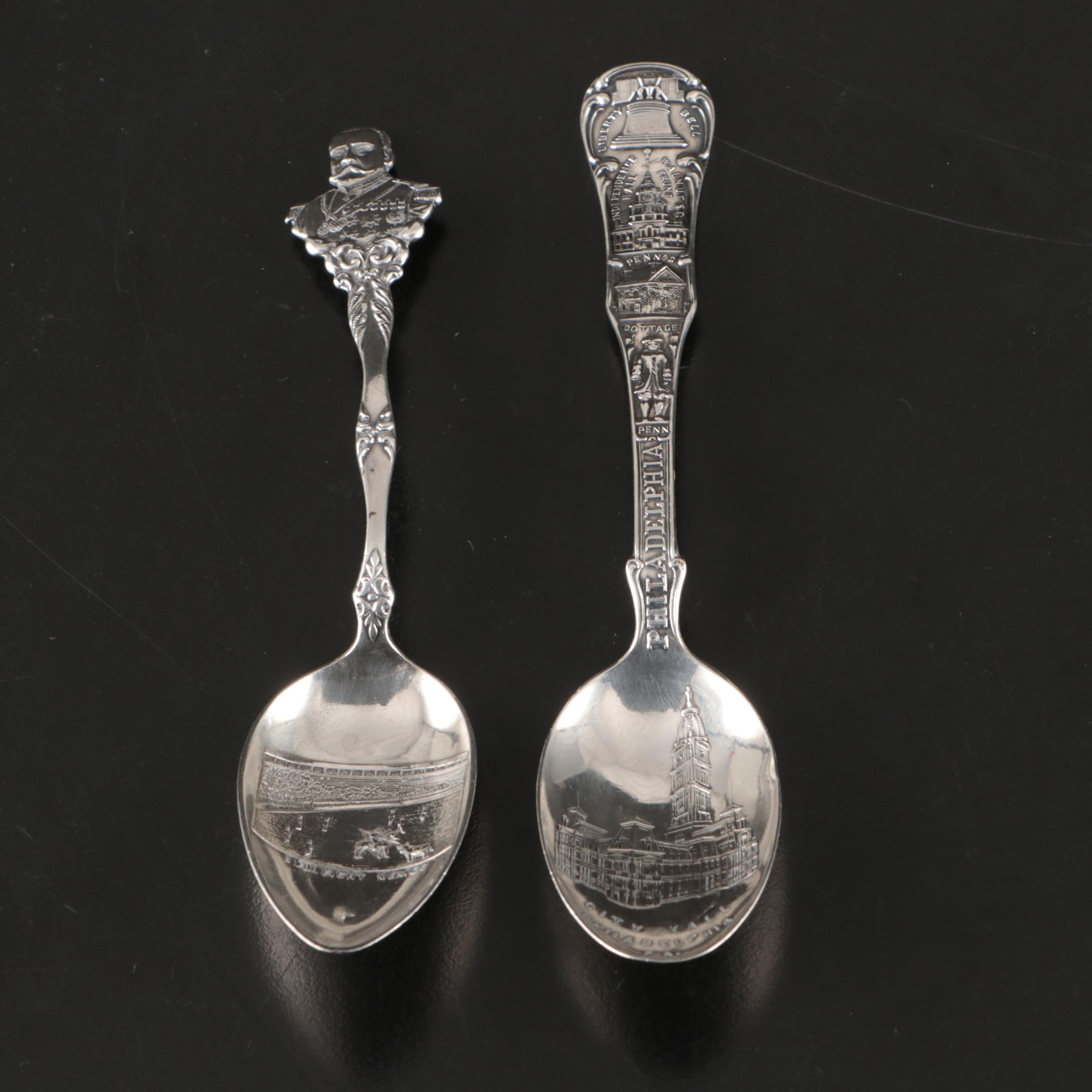 Gorham Sterling Centaur Demitasse Spoons with Other Sterling Spoons