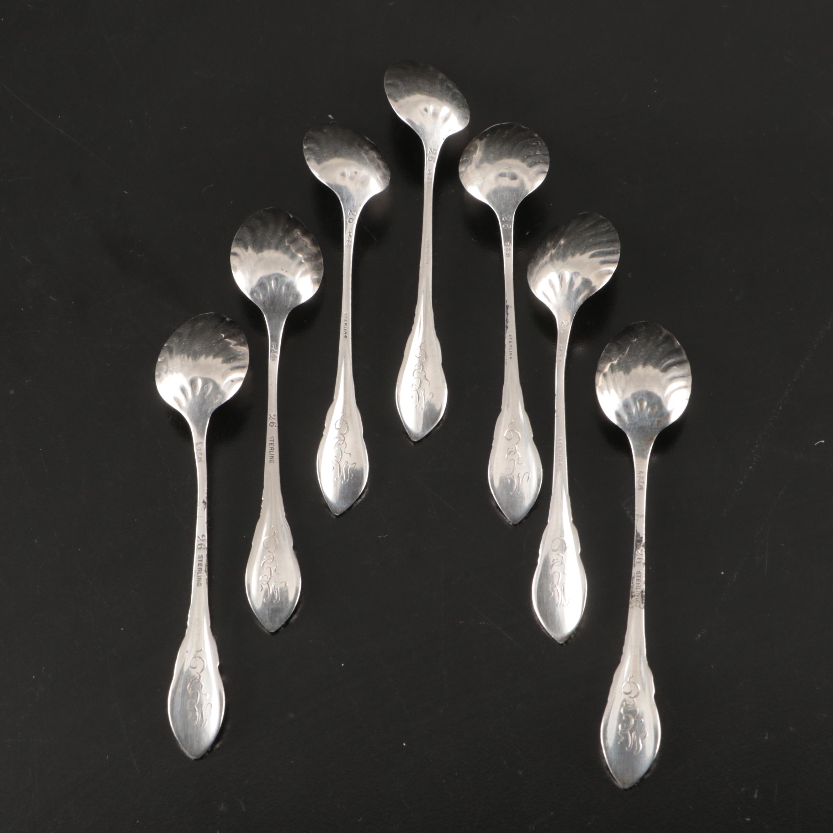 Gorham Sterling Centaur Demitasse Spoons with Other Sterling Spoons