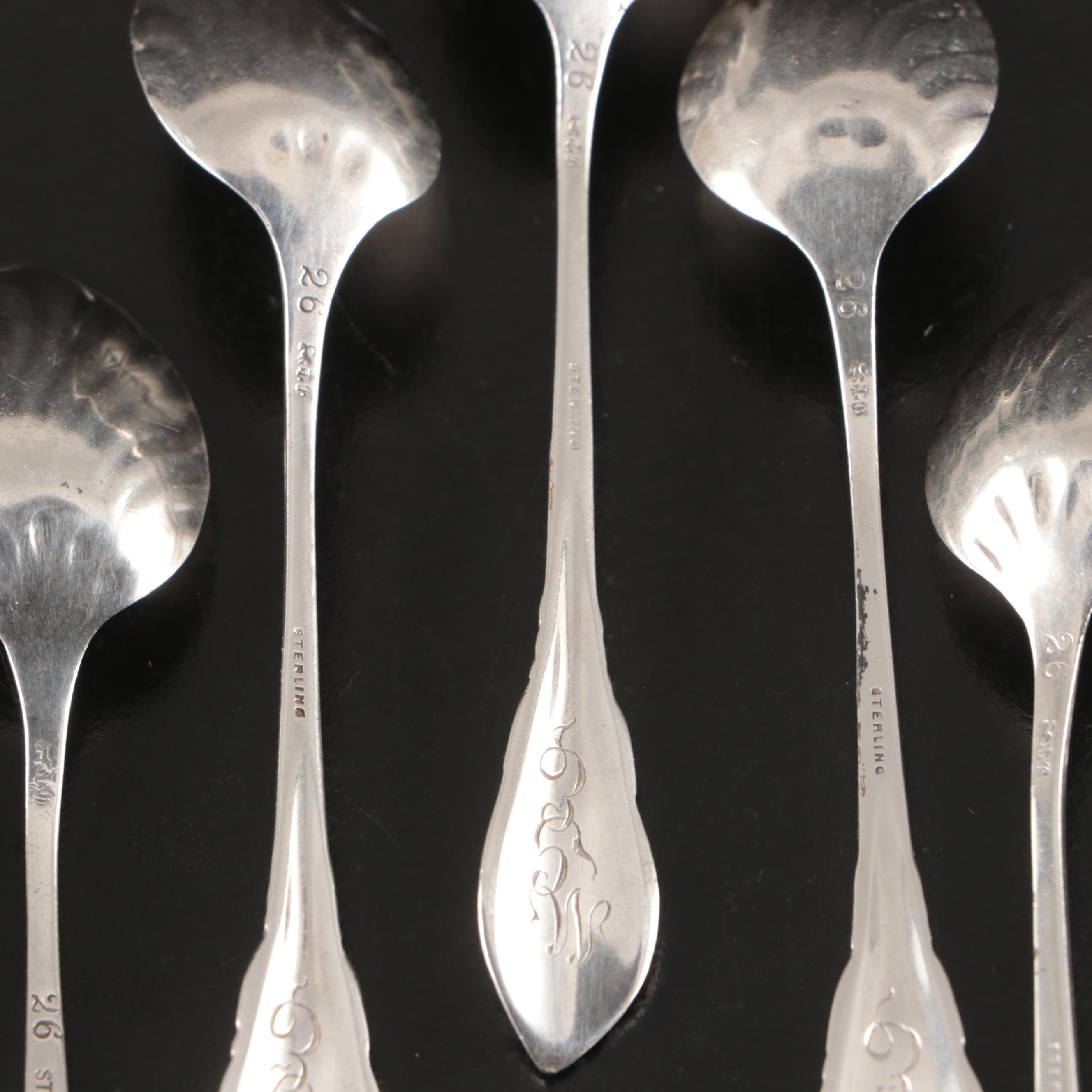 Gorham Sterling Centaur Demitasse Spoons with Other Sterling Spoons