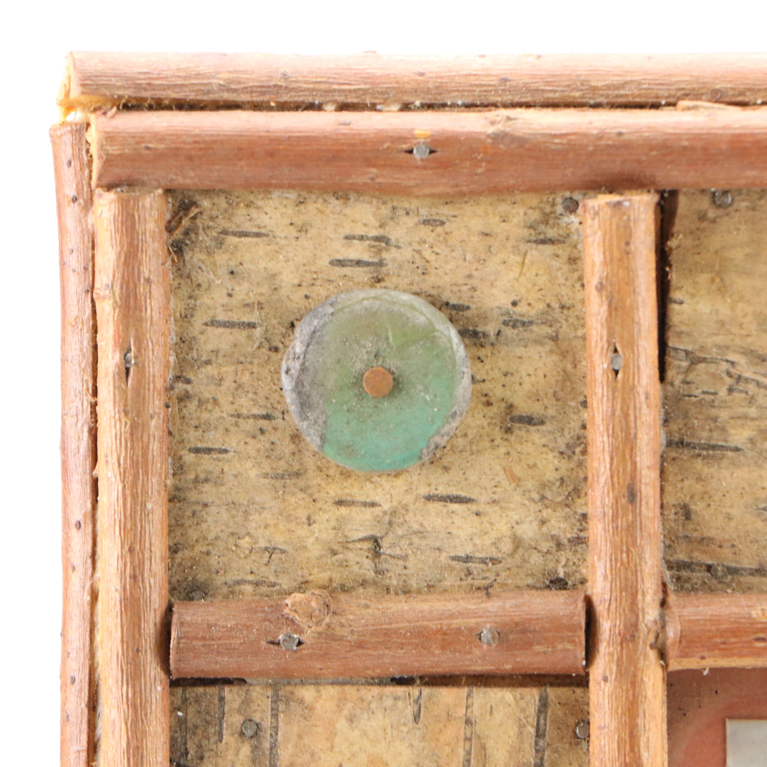 Robert Beaven Folk Art Style Wooden Wall Picture Frame with Labrador Photos