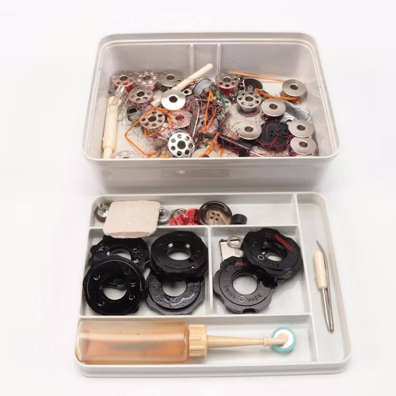 Elna Super Metal Sewing Machine with Accessories