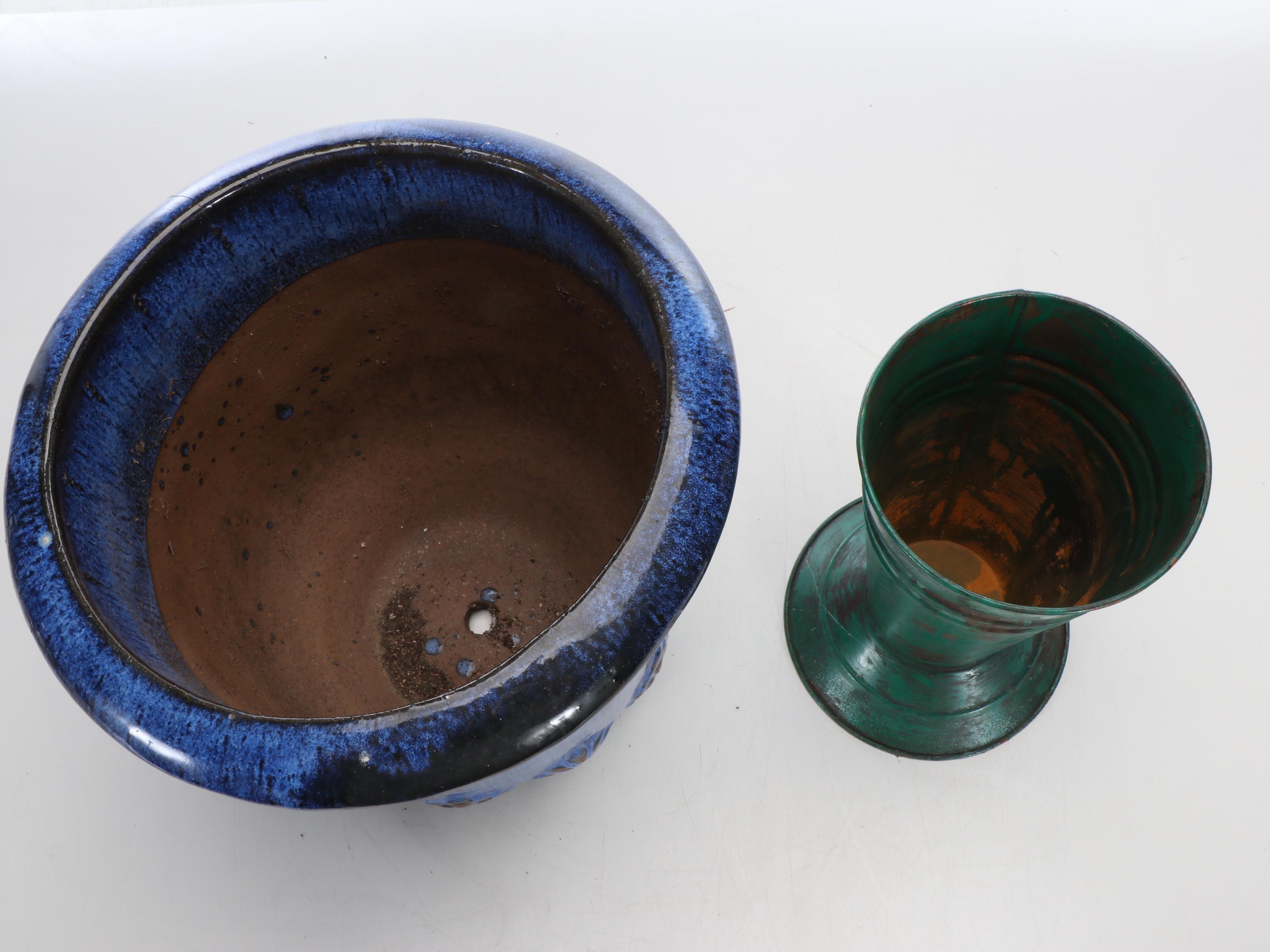 Basket Wrapped Glass Planters with More Yard and Porch Décor