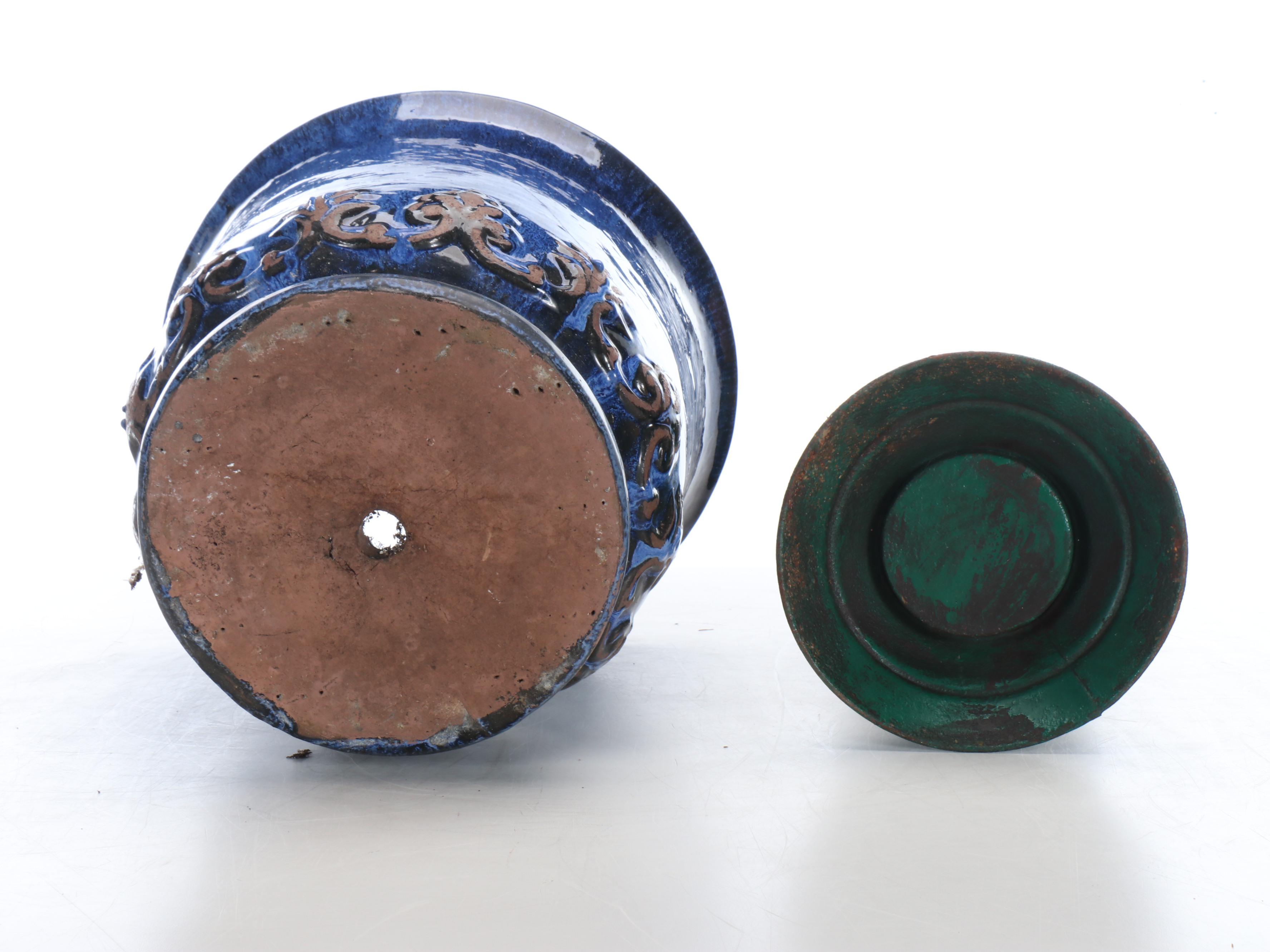 Basket Wrapped Glass Planters with More Yard and Porch Décor