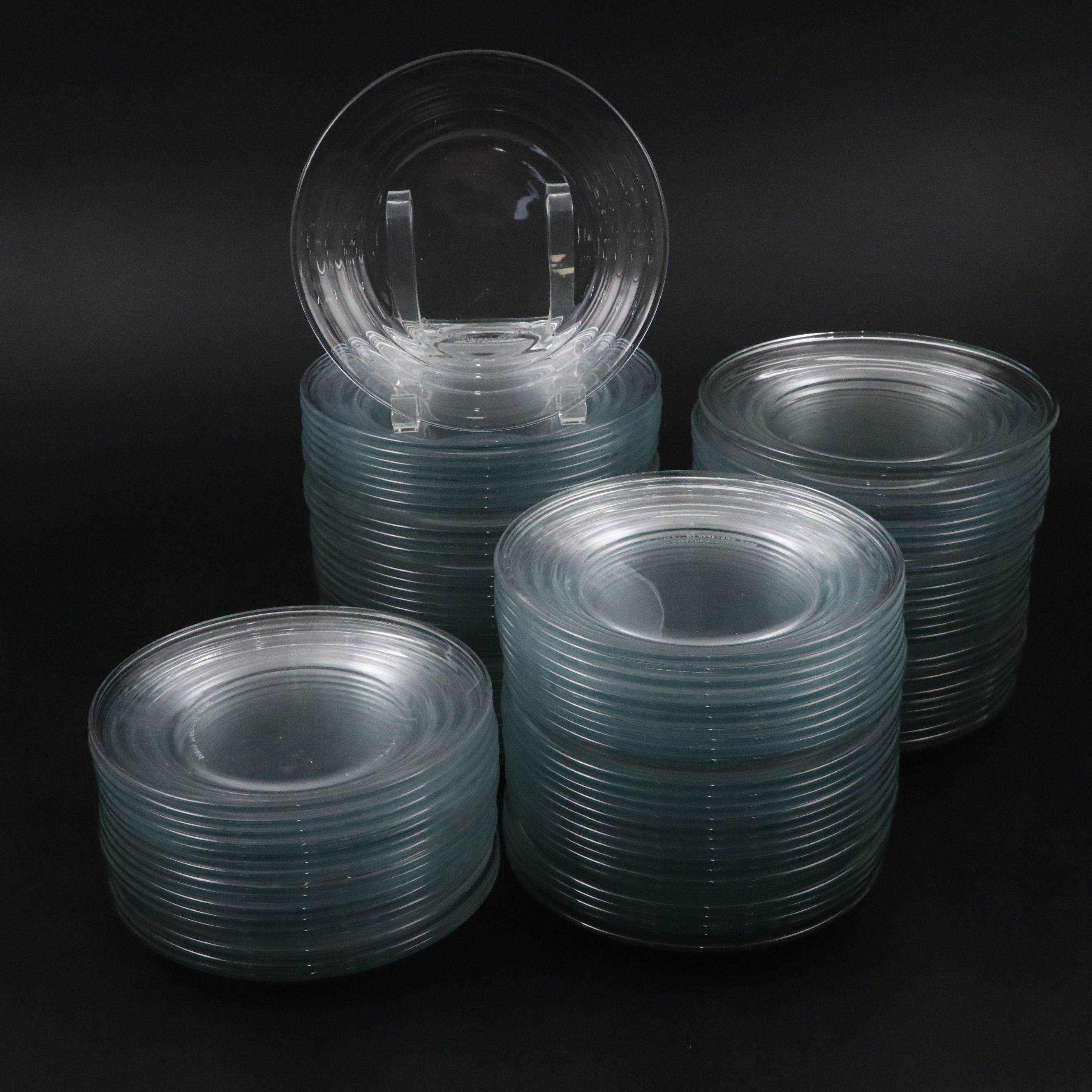 Libbey Glass Plates, Anali Linen Towels, Glass Cake Stand, and More Tableware