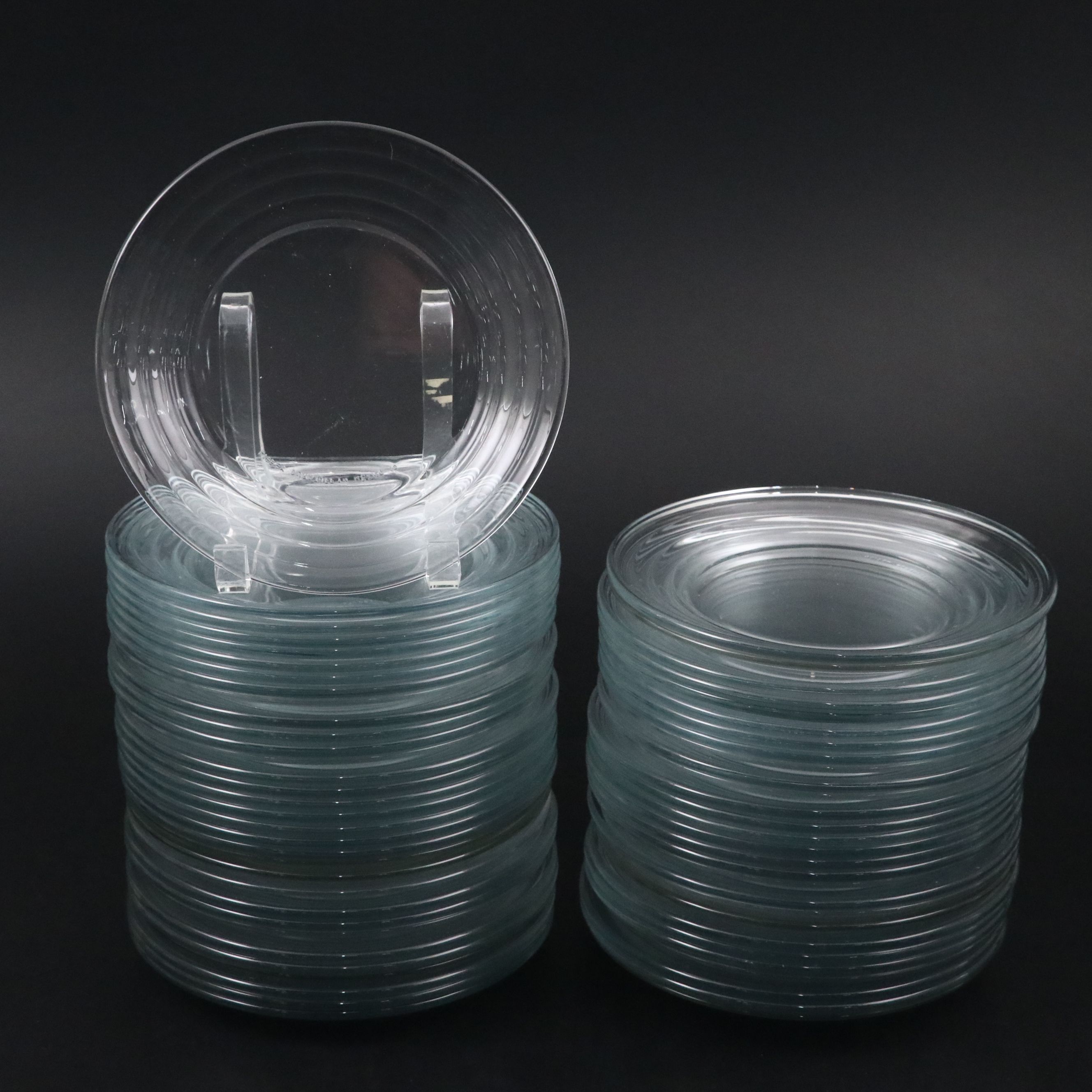 Libbey Glass Plates, Anali Linen Towels, Glass Cake Stand, and More Tableware