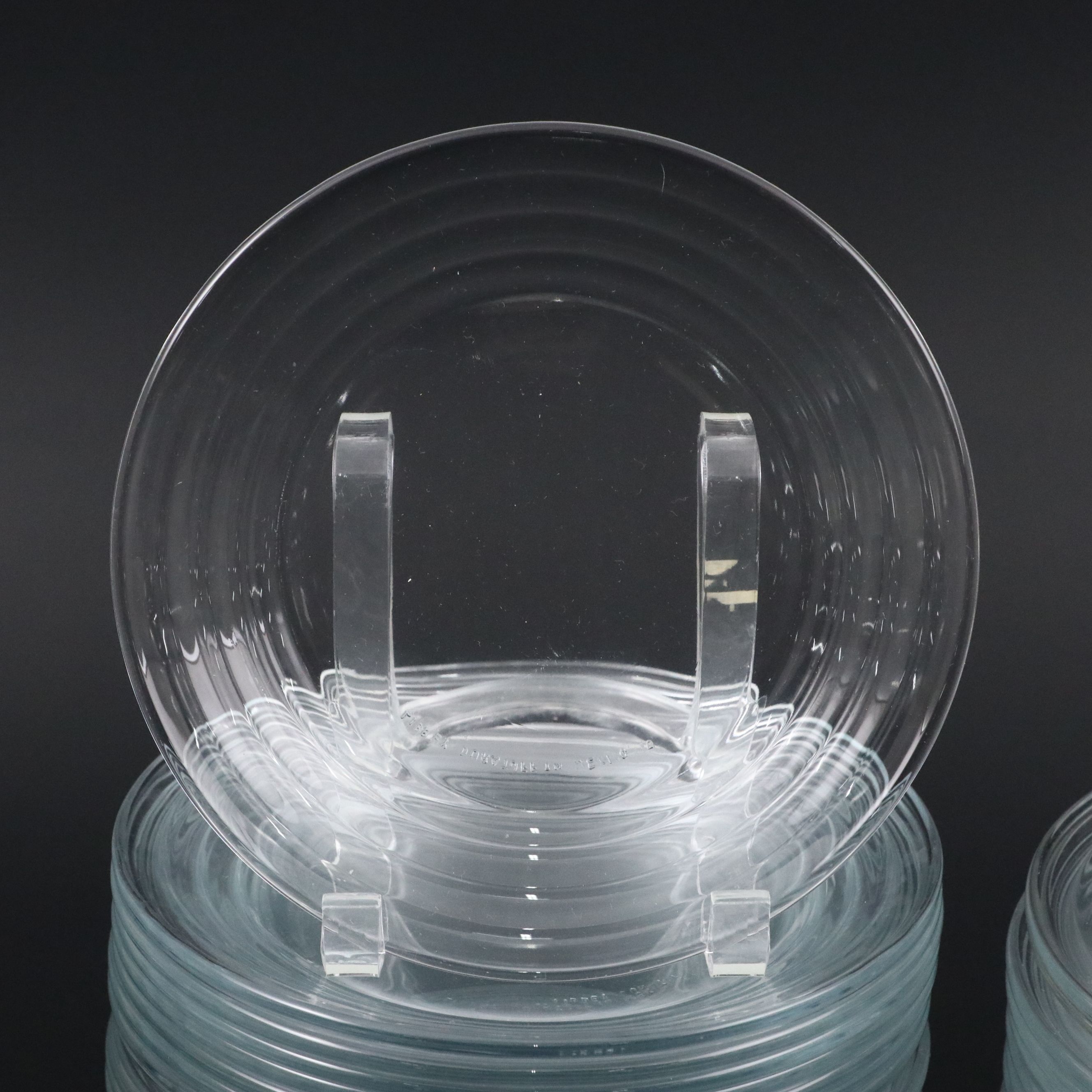 Libbey Glass Plates, Anali Linen Towels, Glass Cake Stand, and More Tableware